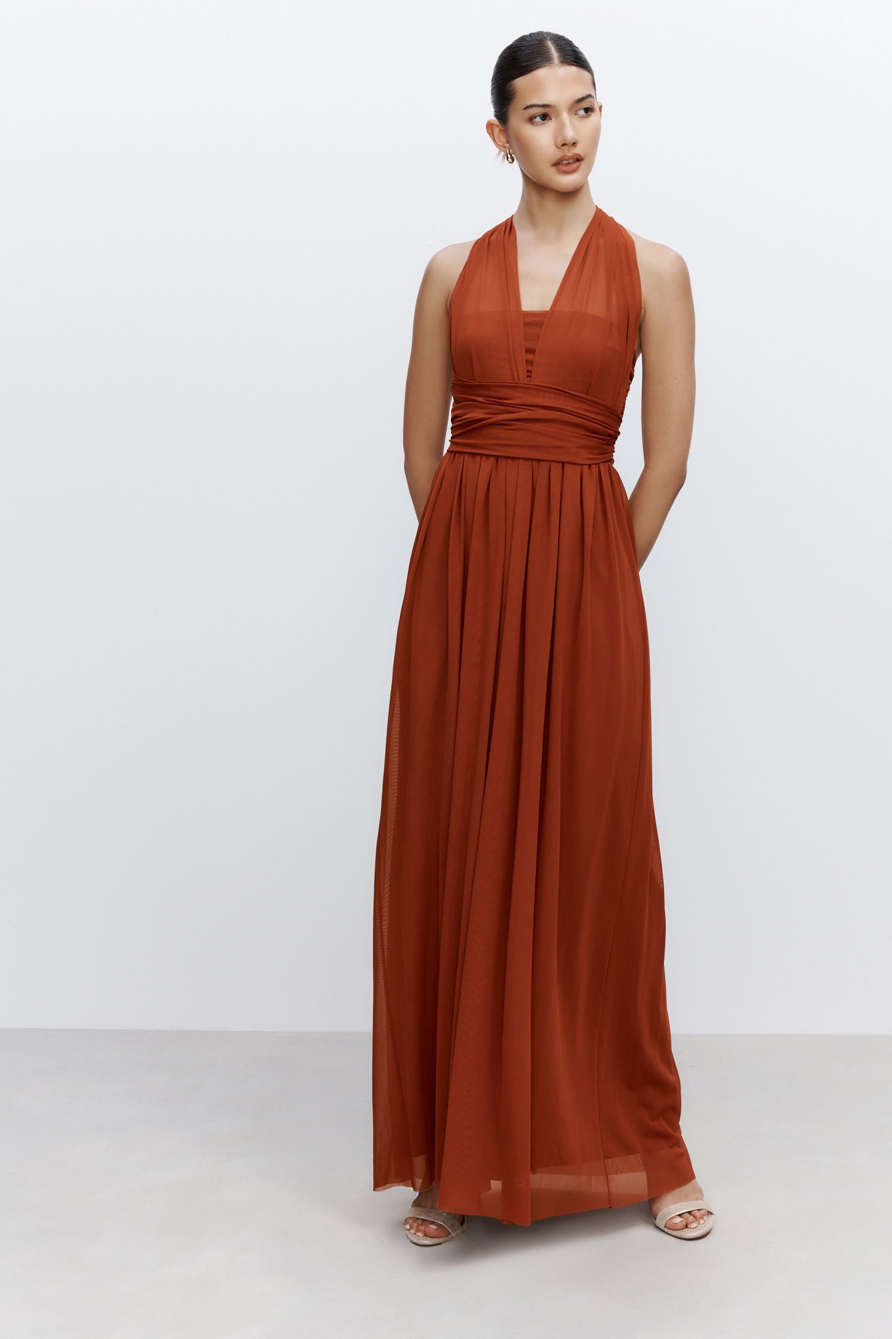 Next Partykleid Multiway-Brautjungfernkleid aus Mesh (1-tlg) – Bild 5 von 5