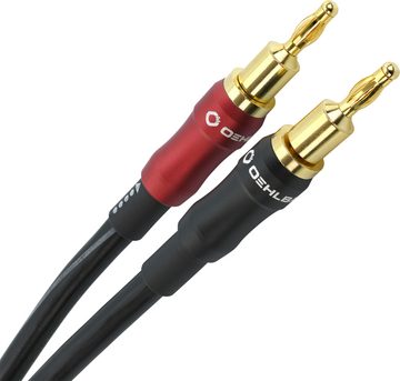 Oehlbach Transform Dual-Plug Exzellent Lautsprecherkabel Set Banana/Kabelschuh Audio-Kabel, 2 x Bananen Stecker, 2 x Kabelschuh, 2 x Bananen Stecker, 2 x Kabelschuh (200 cm)
