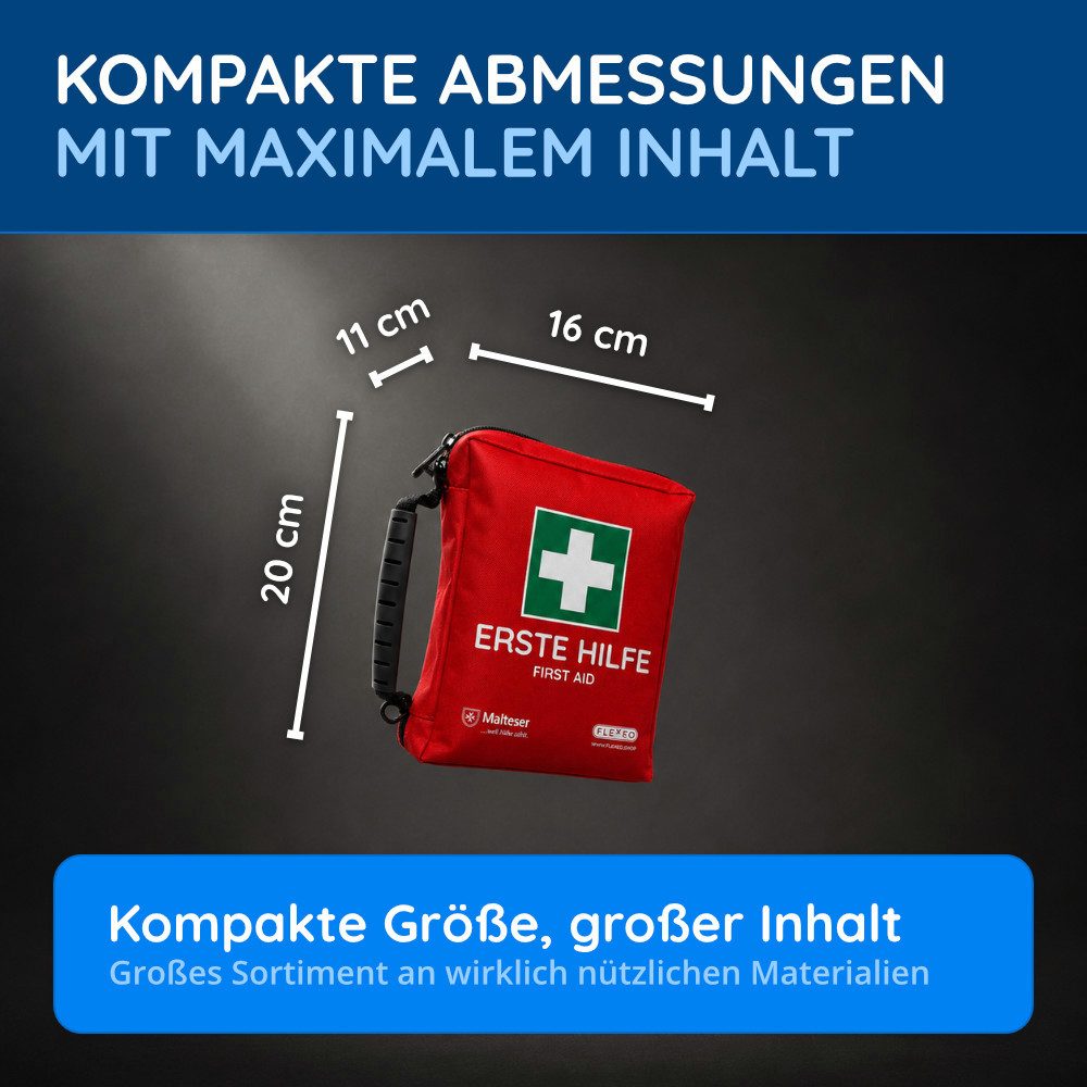FLEXEO Erste-Hilfe-Set Discovery, (1 St), Notfallset für Unterwegs & Zuhause – Bild 5 von 5