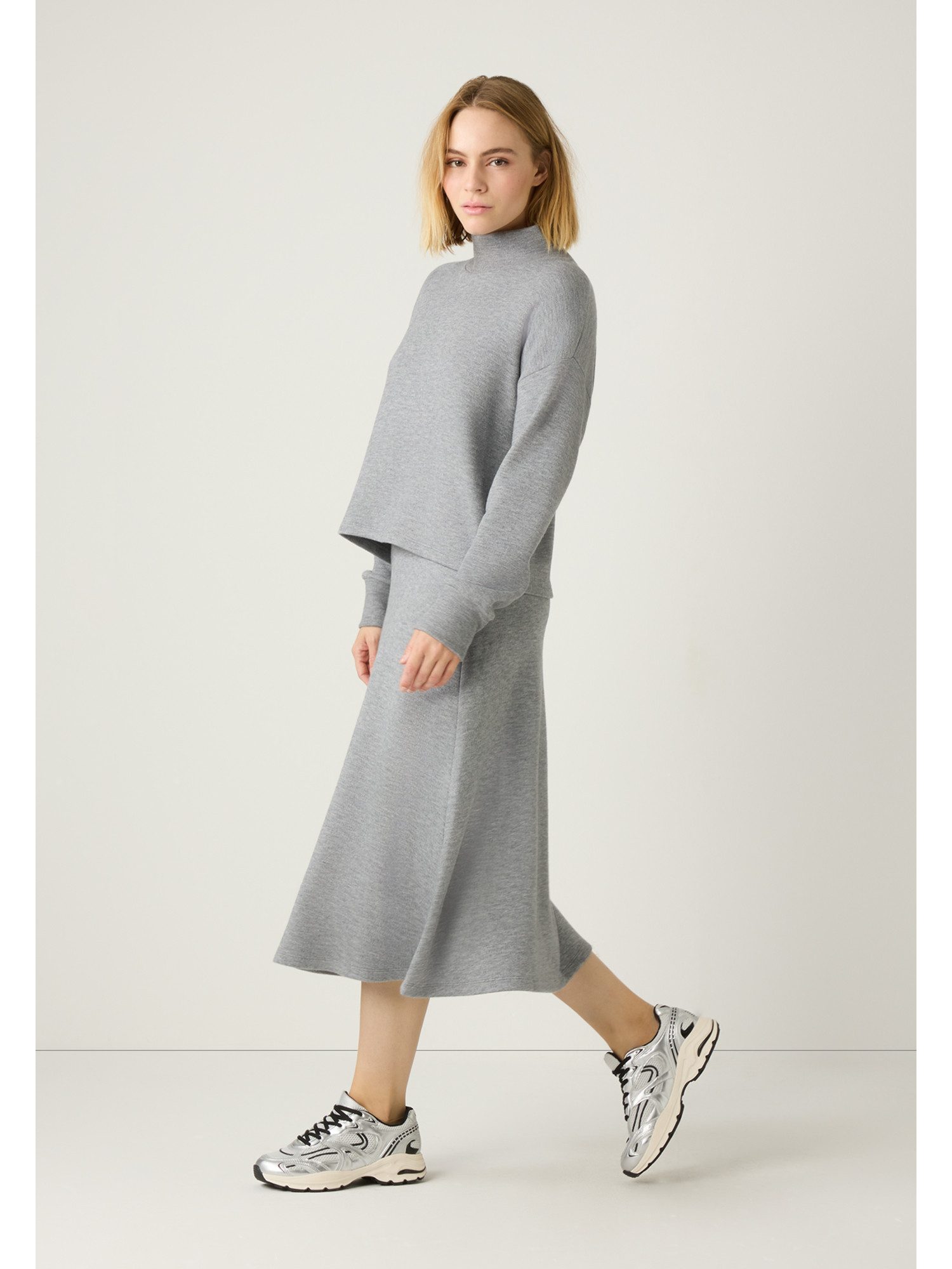 MORE&MORE T-Shirt Oversized Turtleneck-Shirt