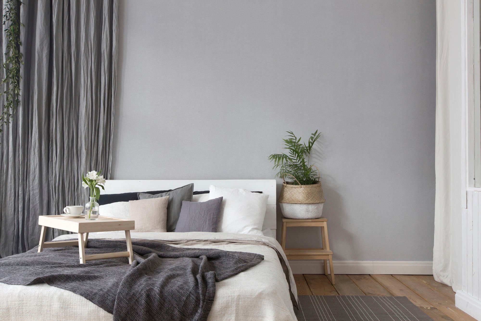 A.S. Création Vliestapete Terra Unitapete Struktur, strukturiert, matt, gemustert, neutral, (1 St), Tapete einfarbig Tapeten Wohnzimmer Schlafzimmer Küche modern Design