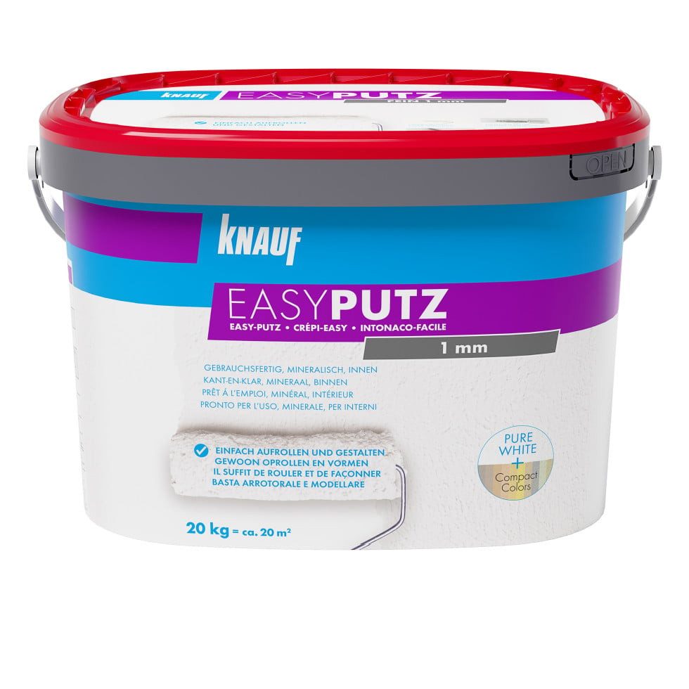 KNAUF Gips-Kalk-Putz Knauf EasyPutz Streichputz 20 kg 1 mm weiß