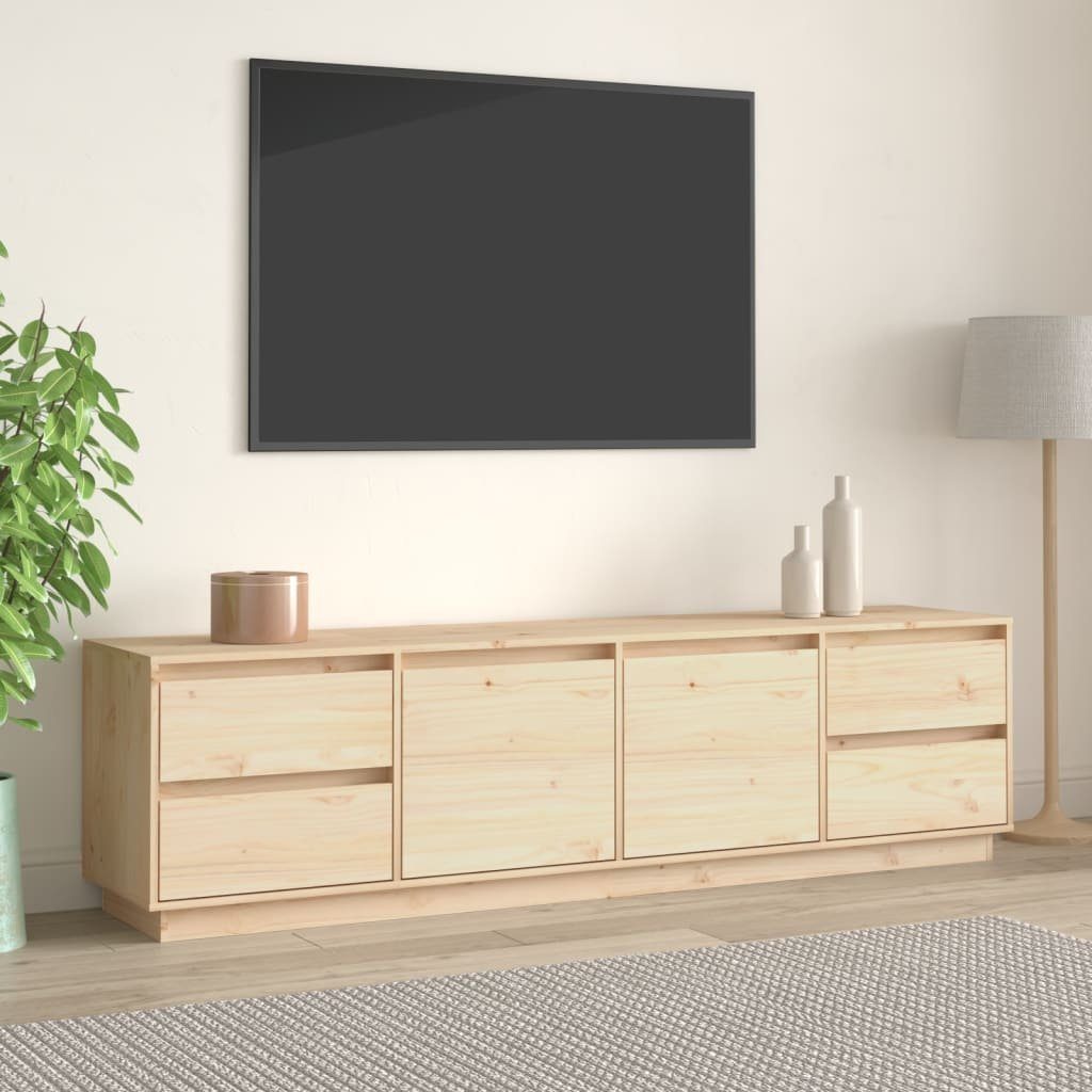 furnicato TV-Schrank 176x37x47,5 cm Massivholz Kiefer günstig online kaufen
