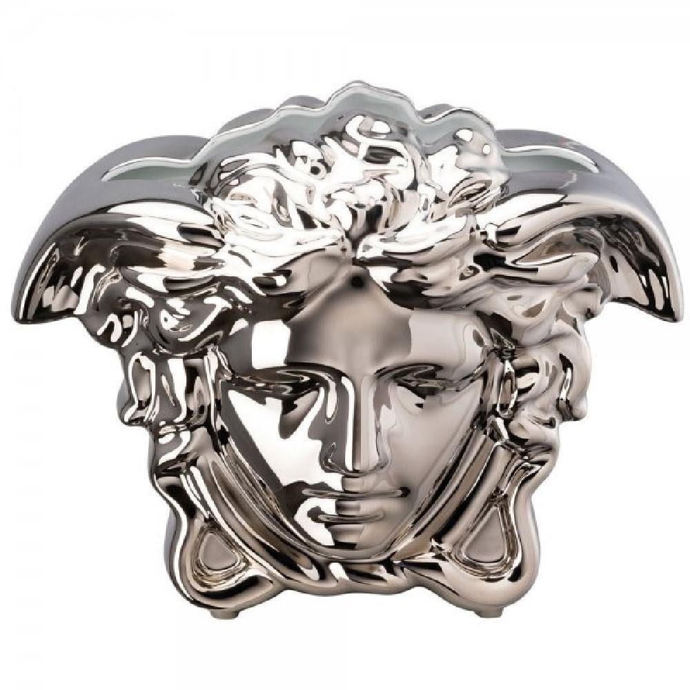 Versace Dekovase by Rosenthal Vase Medusa Grande Silber (30cm)