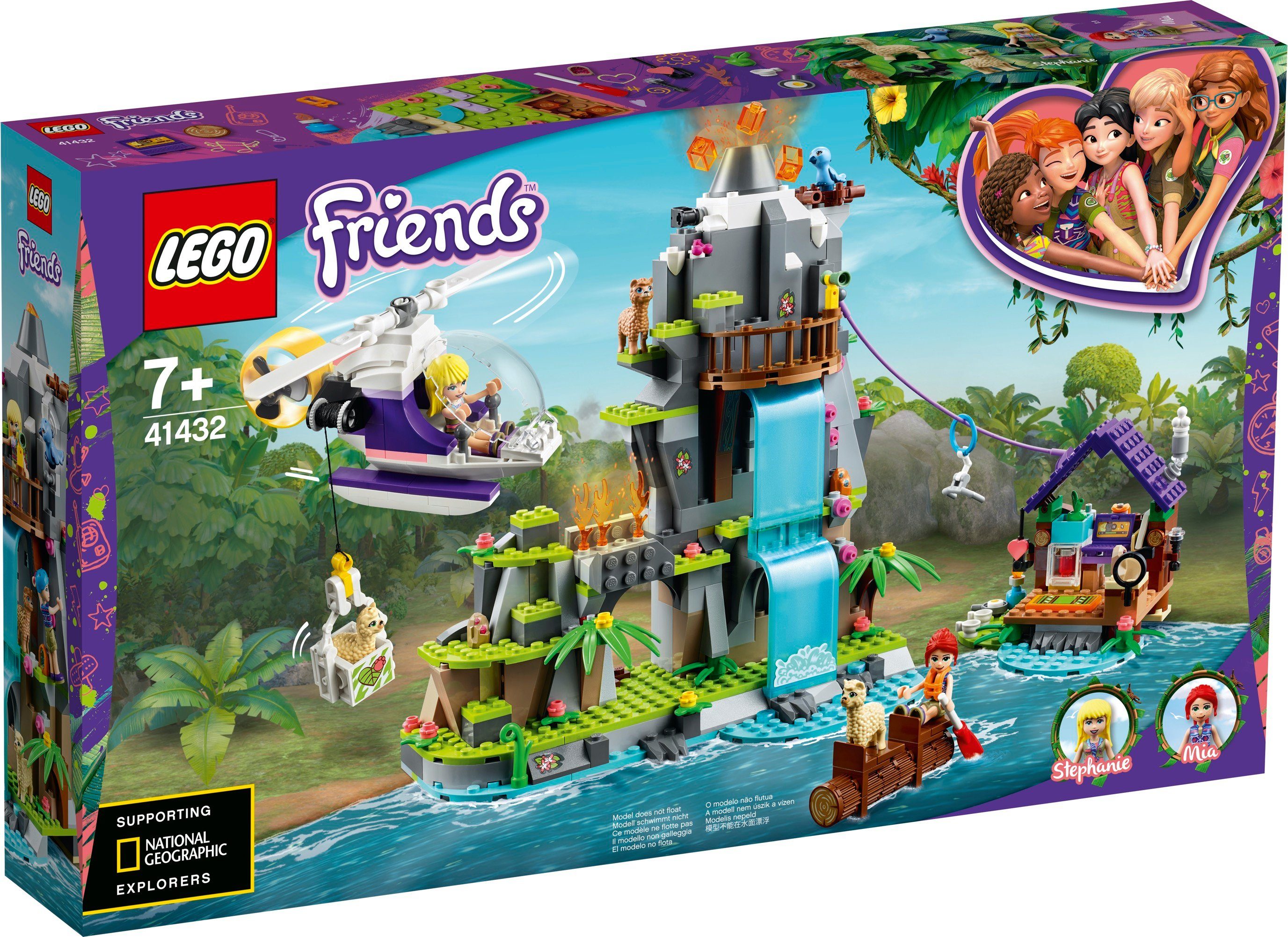 LEGO® Konstruktions-Spielset »Friends 2er Set: 41422 Panda-Rettungsstation  + 414«