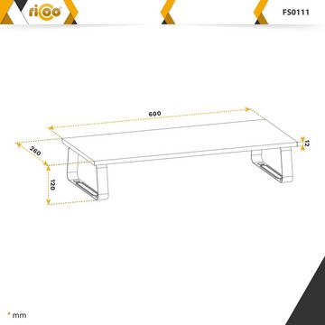 RICOO Schreibtischaufsatz FS0111, Monitorständer Schreibtisch Monitorerhöhung Bildschirm Tisch Aufsatz