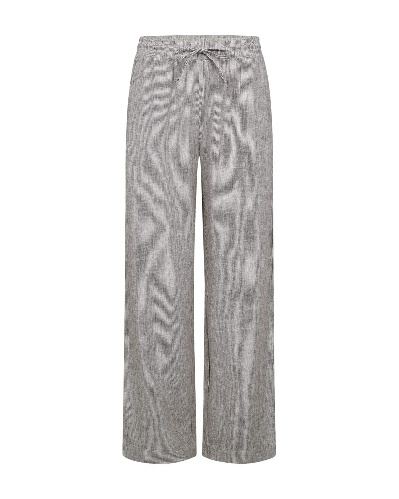 FREEQUENT Leinenhose FQLAVA-PANTS bequem weite Form, gestreift