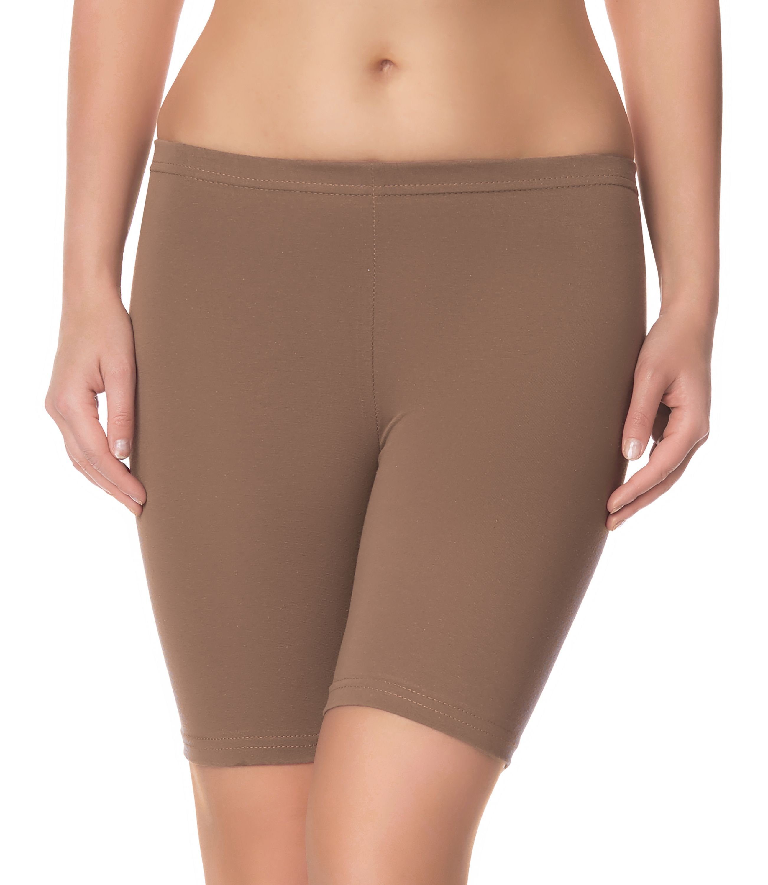 Leggings Damen Shorts Radlerhose Unterhose Hotpants kurze Hose Boxer LAMA04