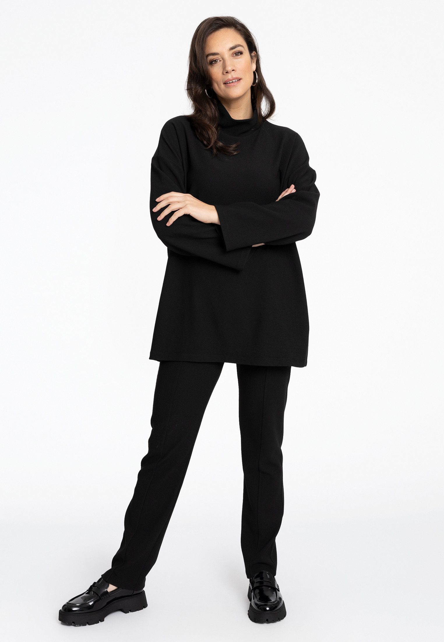 YOEK Longpullover Damen Pullover Große Größen