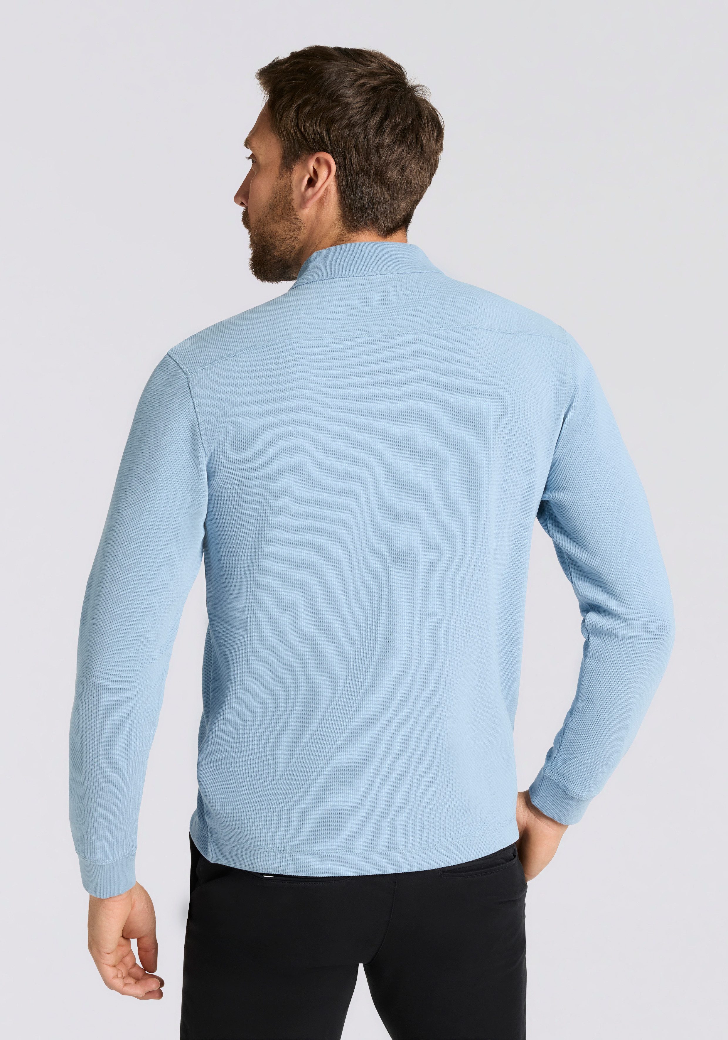 BOSS ORANGE Poloshirt Petempestolong mit Knopfleiste