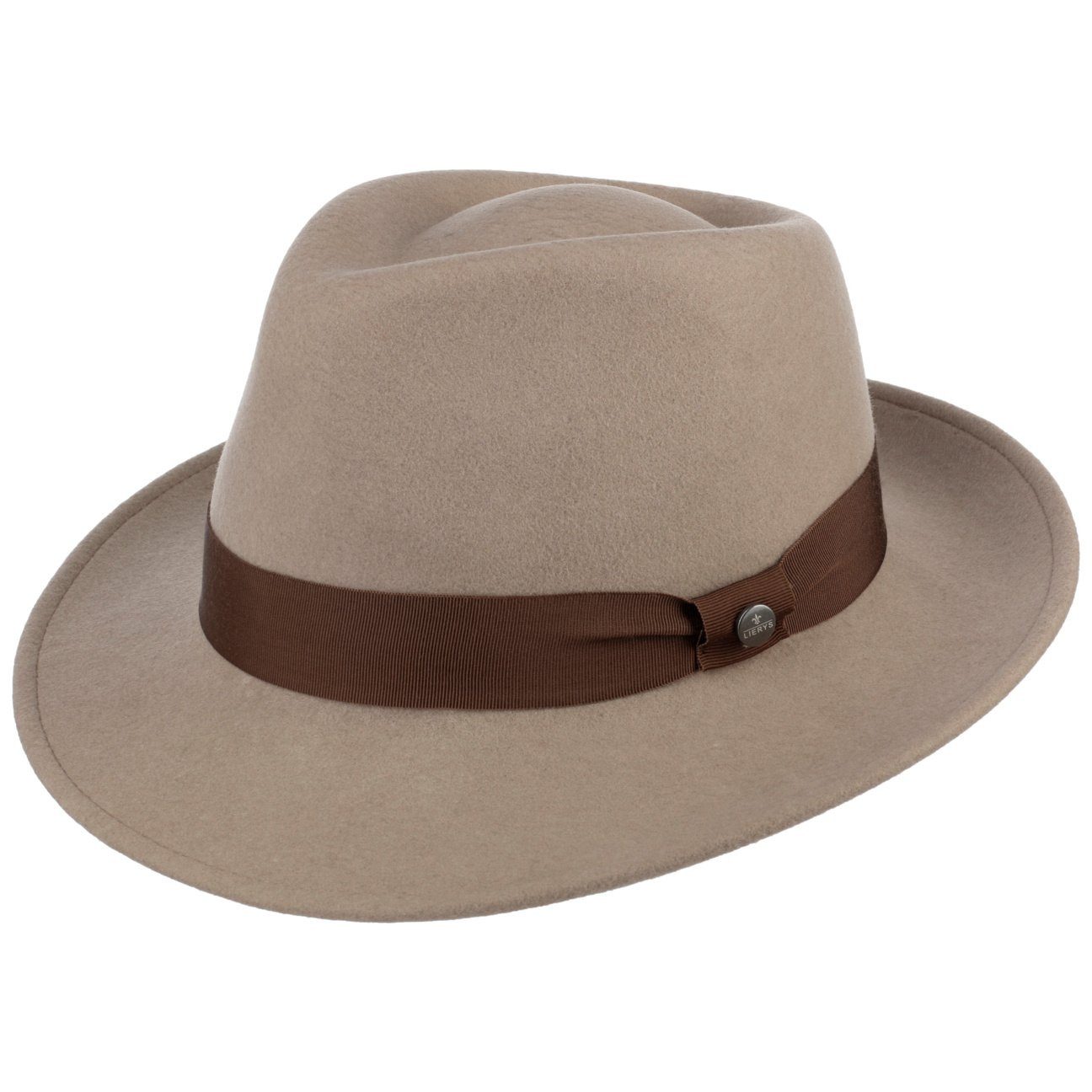 Lierys Filzhut (1-St) Wollfilz mit Ripsband
