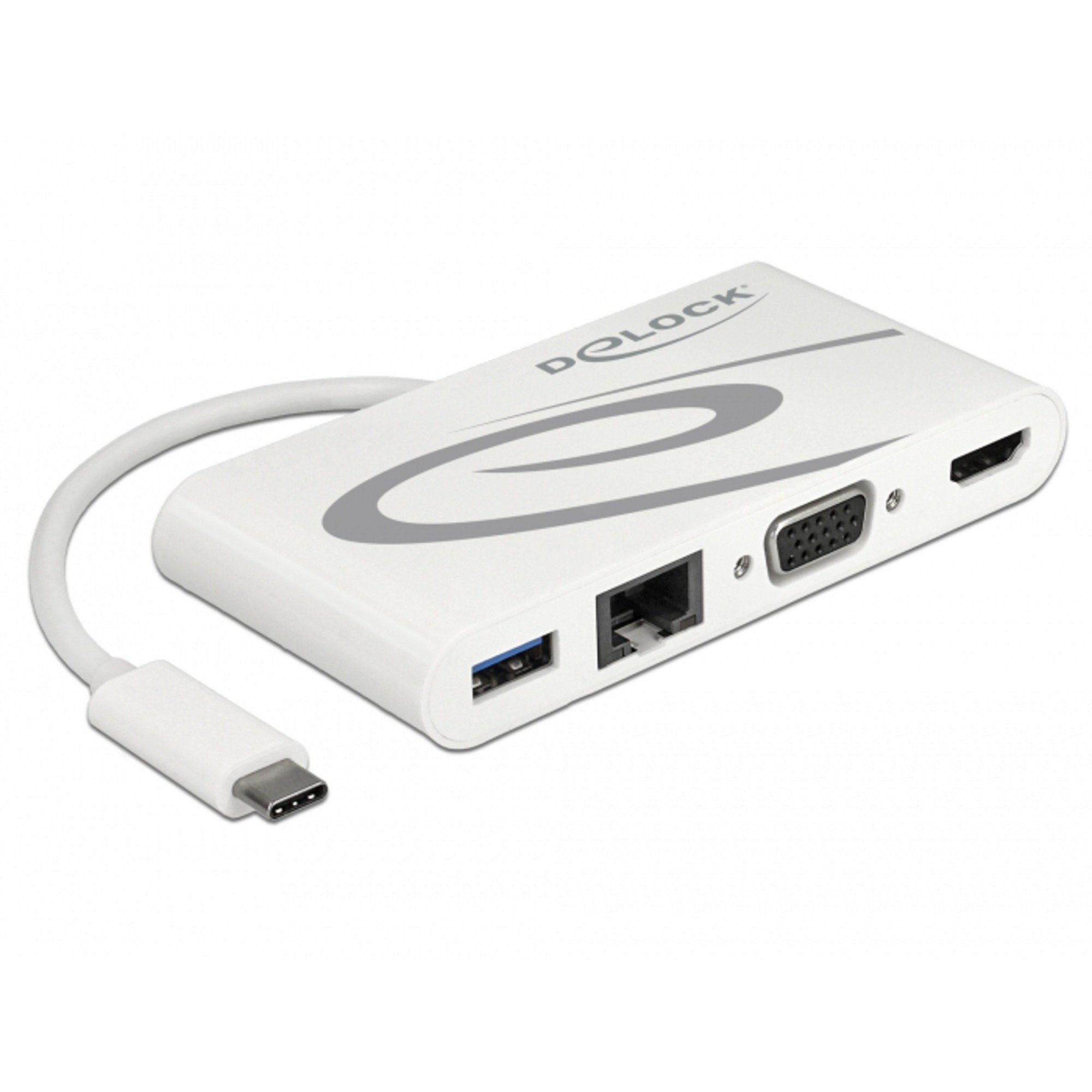 DeLOCK USB Adapter, USB-C Stecker > USB-A + USB-C Computer-Kabel