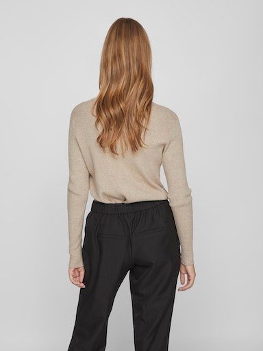 Vila Rundhalspullover VICOMFY O-NECK L/S KNIT TOP/SU - NOOS – Bild 3 von 5