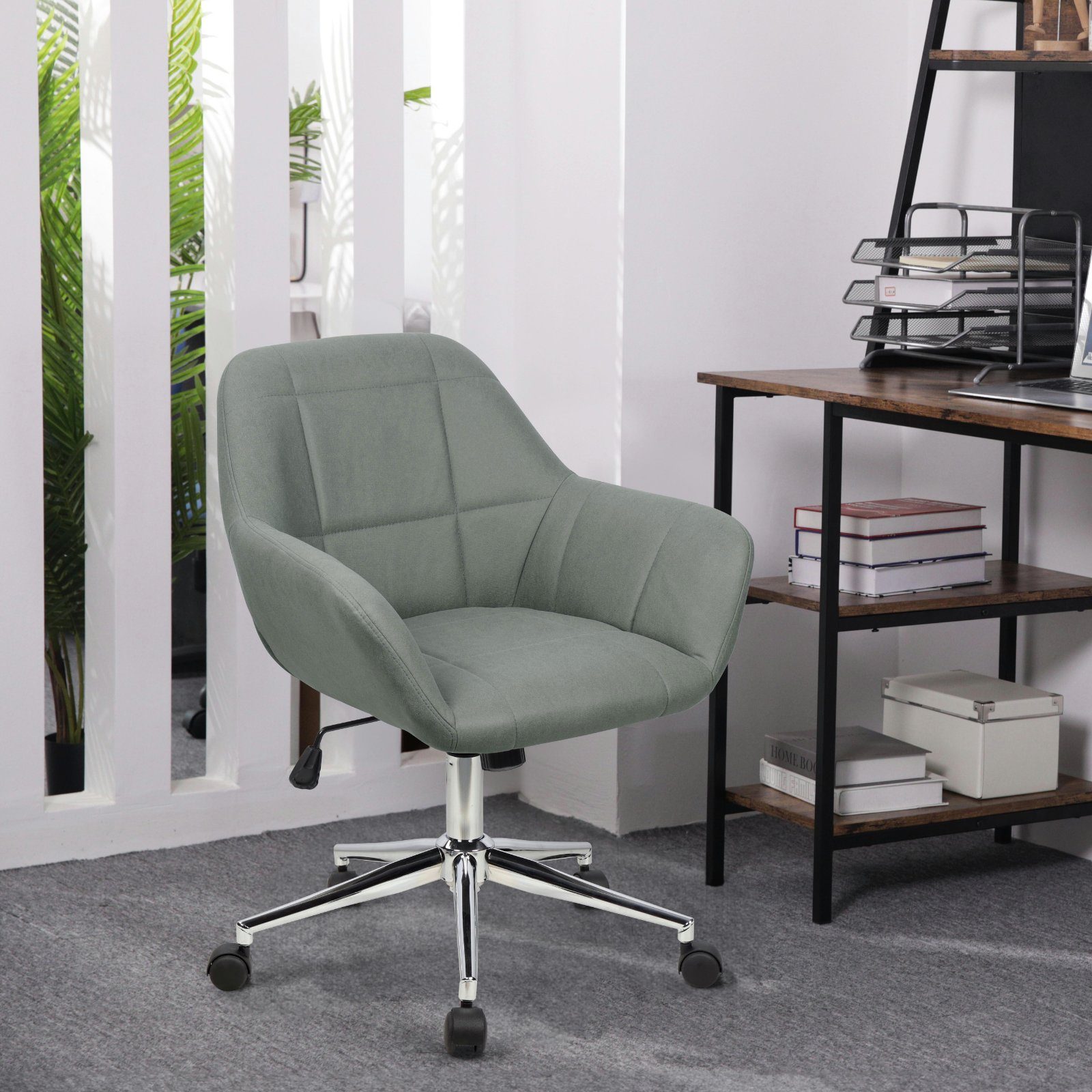 SVITA Schreibtischstuhl LILY, Höhenverstellbar, Bürostuhl mit Rollen, drehb günstig online kaufen