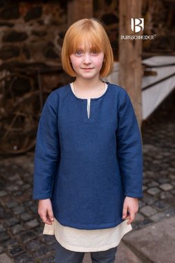 Burgschneider Ritter-Kostüm Kinder Mittelalter Tunika Eriksson Blau 104