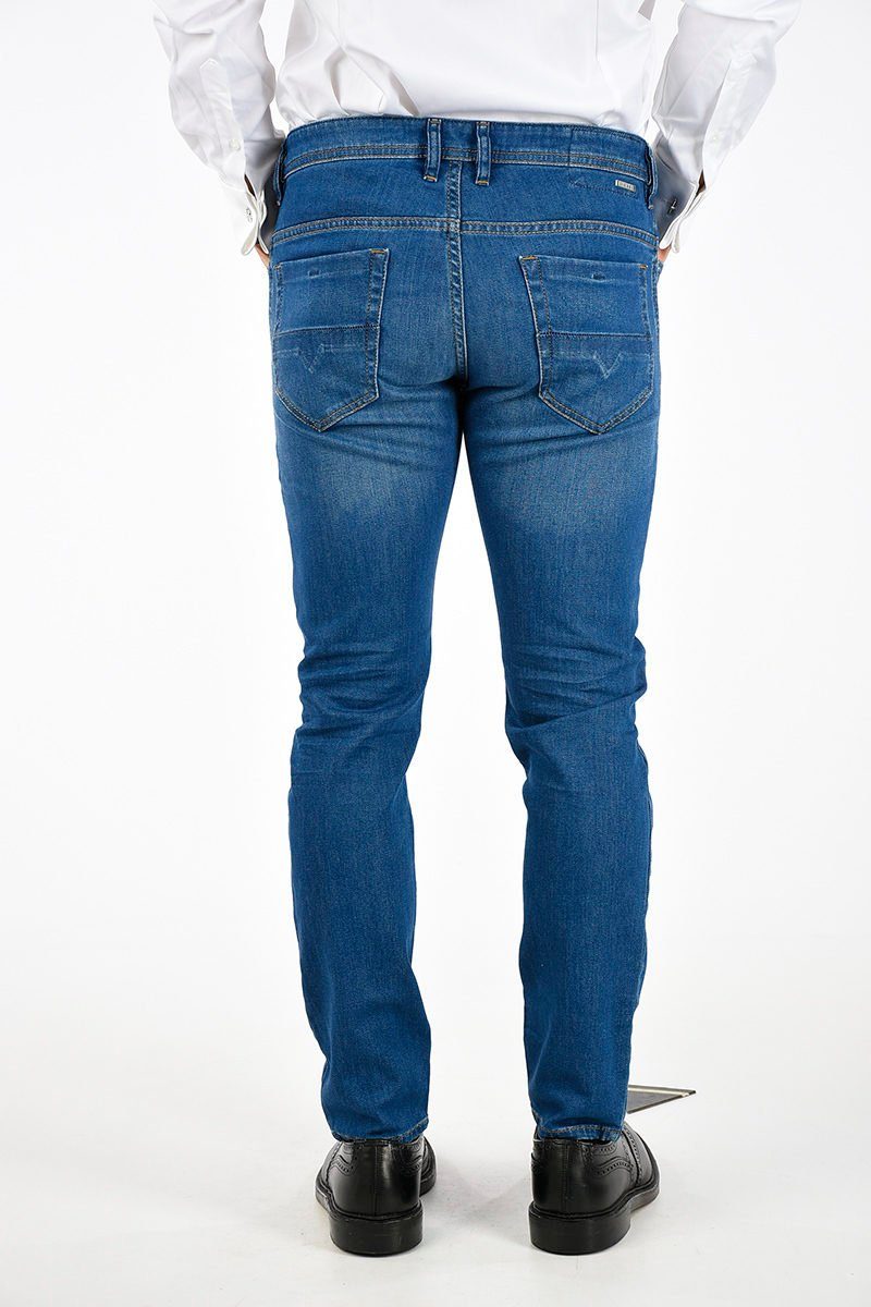 5-Pocket-Style, Stretch, 084RM Röhrenjeans, Thommer Blau, Herren Diesel Länge: Slim-fit-Jeans L32