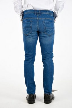 Diesel Slim-fit-Jeans Herren Thommer 084RM Blau, Röhrenjeans, Stretch, 5-Pocket-Style, Länge: L32