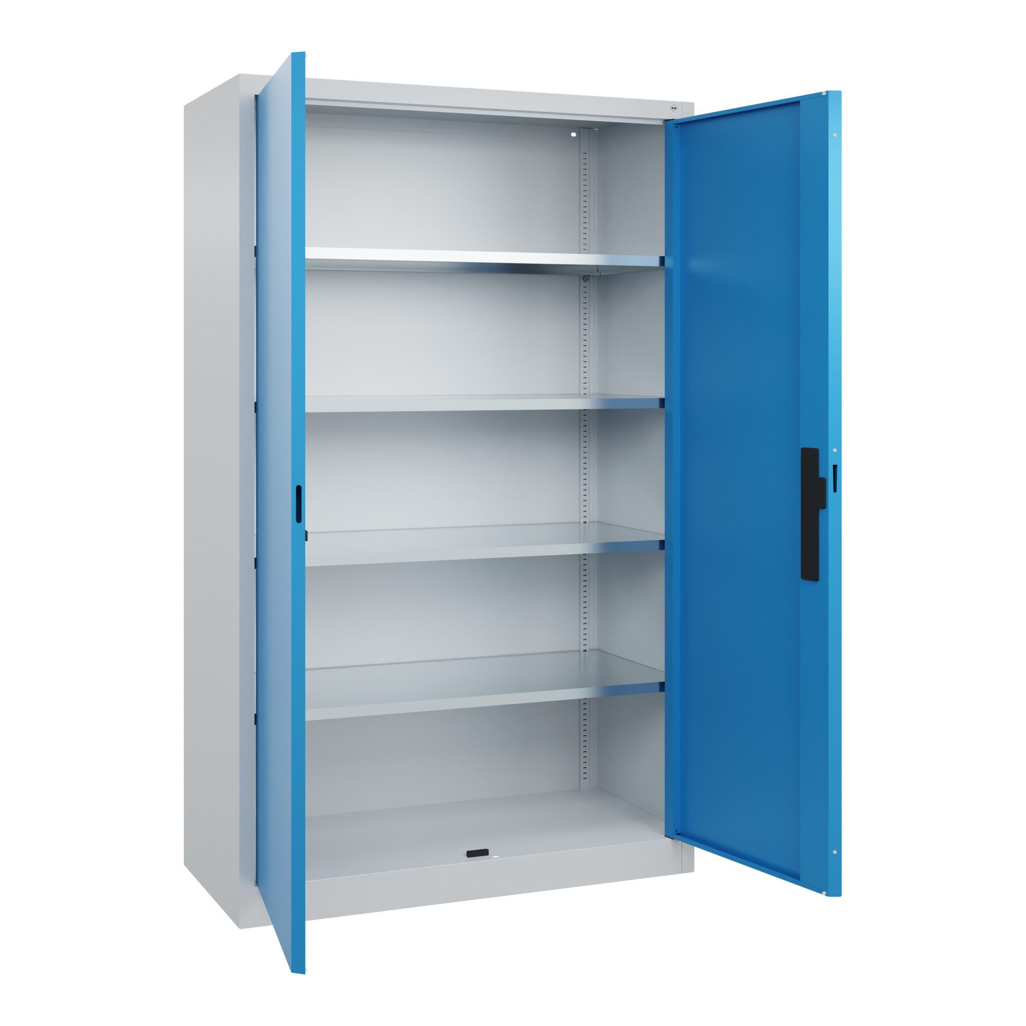 C+P Rollcontainer C+P Flügeltürenschrank Serie 89, 1950x1200x500mm, 7035/5012
