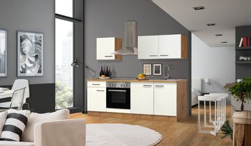 Flex-Well Küche Vintea, wahlweise mit E-Geräten, Gesamtbreite 210 cm