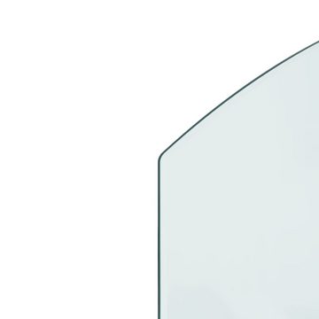 vidaXL Tischplatte Kaminofen Glasplatte 80x50 cm (1 St)