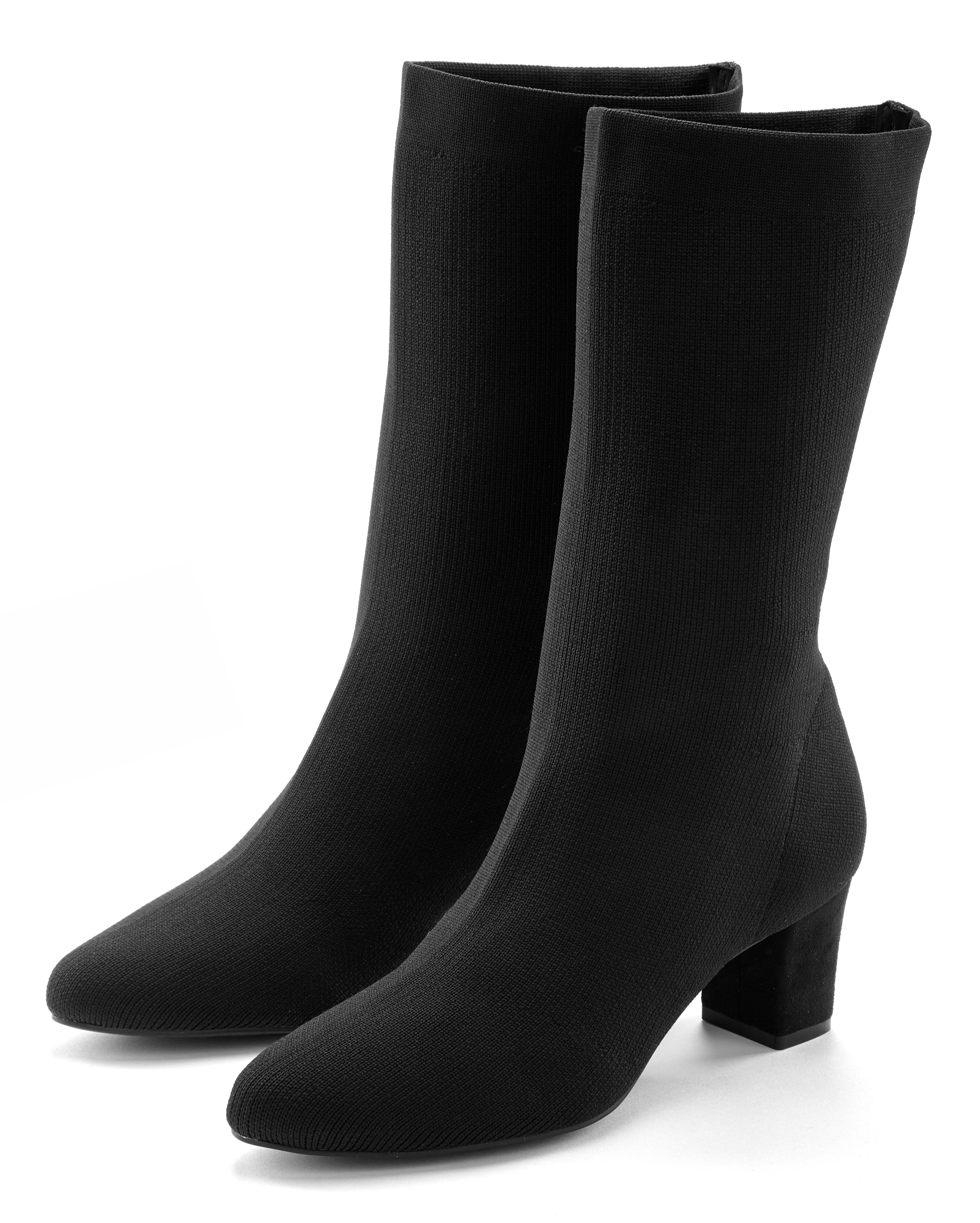 LASCANA Sock-Boot, Schlupf-Stiefel, Ankle Boots Stiefelette aus elastischem günstig online kaufen
