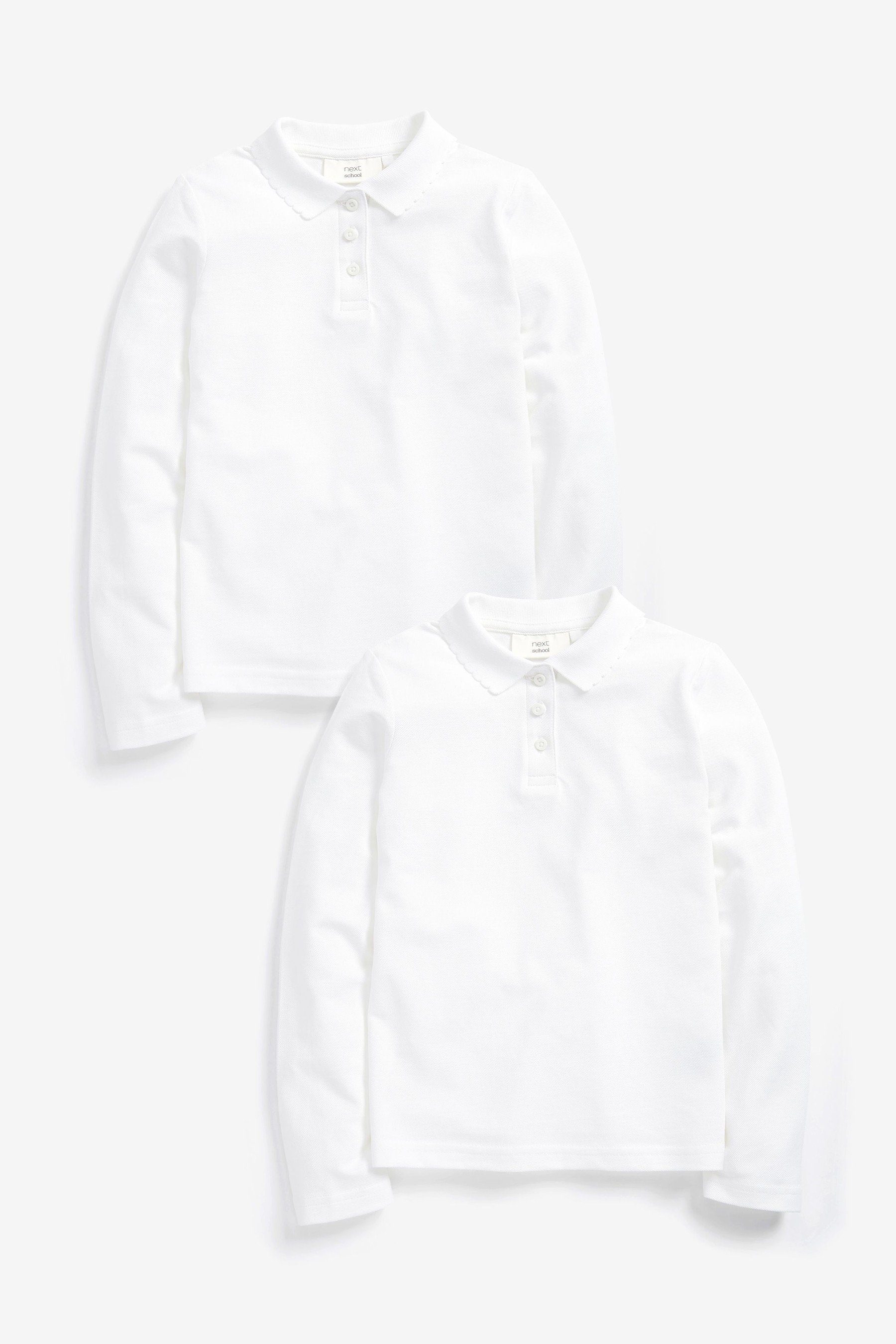 Next Langarm-Poloshirt 2 x Langarm-Polooberteile aus günstig online kaufen