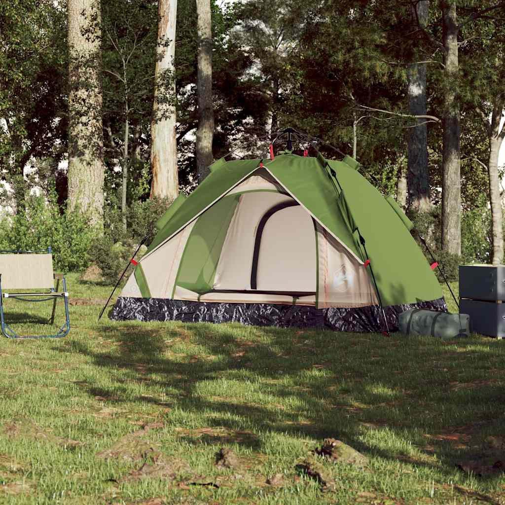 vidaXL Kuppelzelt Kuppel-Campingzelt 2 Personen Grün günstig online kaufen