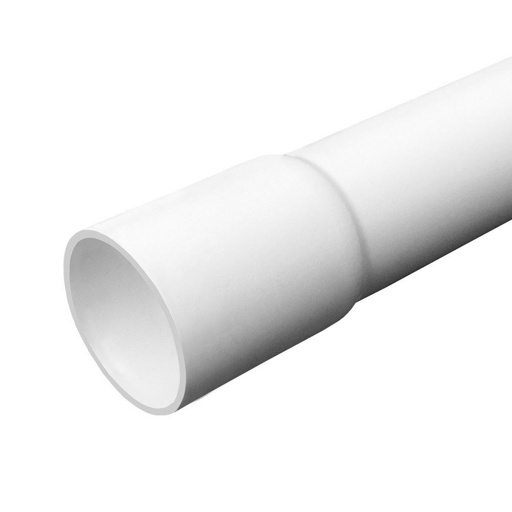 ARLI Leerrohr Installationsrohr M16 M20 M25 M32 PVC mit 40 50 25 20 Klemmschellen, (Set, 24-tlg), Elektrorohr, gemufft M20 – 24 Meter (24 Stangen à 1 m) mit 50  – Bild 3 von 5