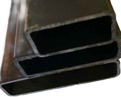 Werkshop Müller Vierkantstange Rechteckrohr schwarz 40x20x2, Länge: 500 mm