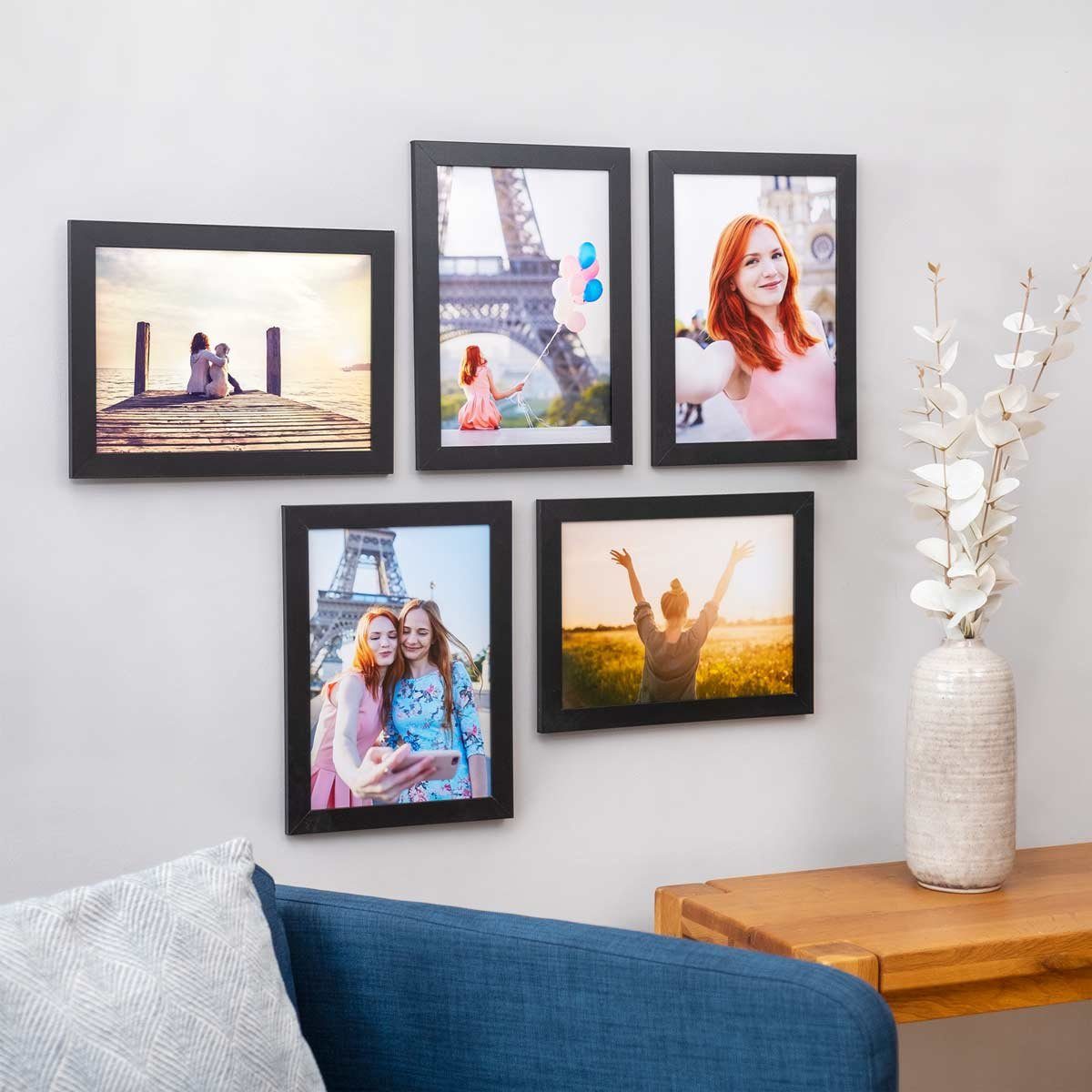 PHOTOLINI Bilderrahmen 5er Set breite Rahmen, günstig online kaufen