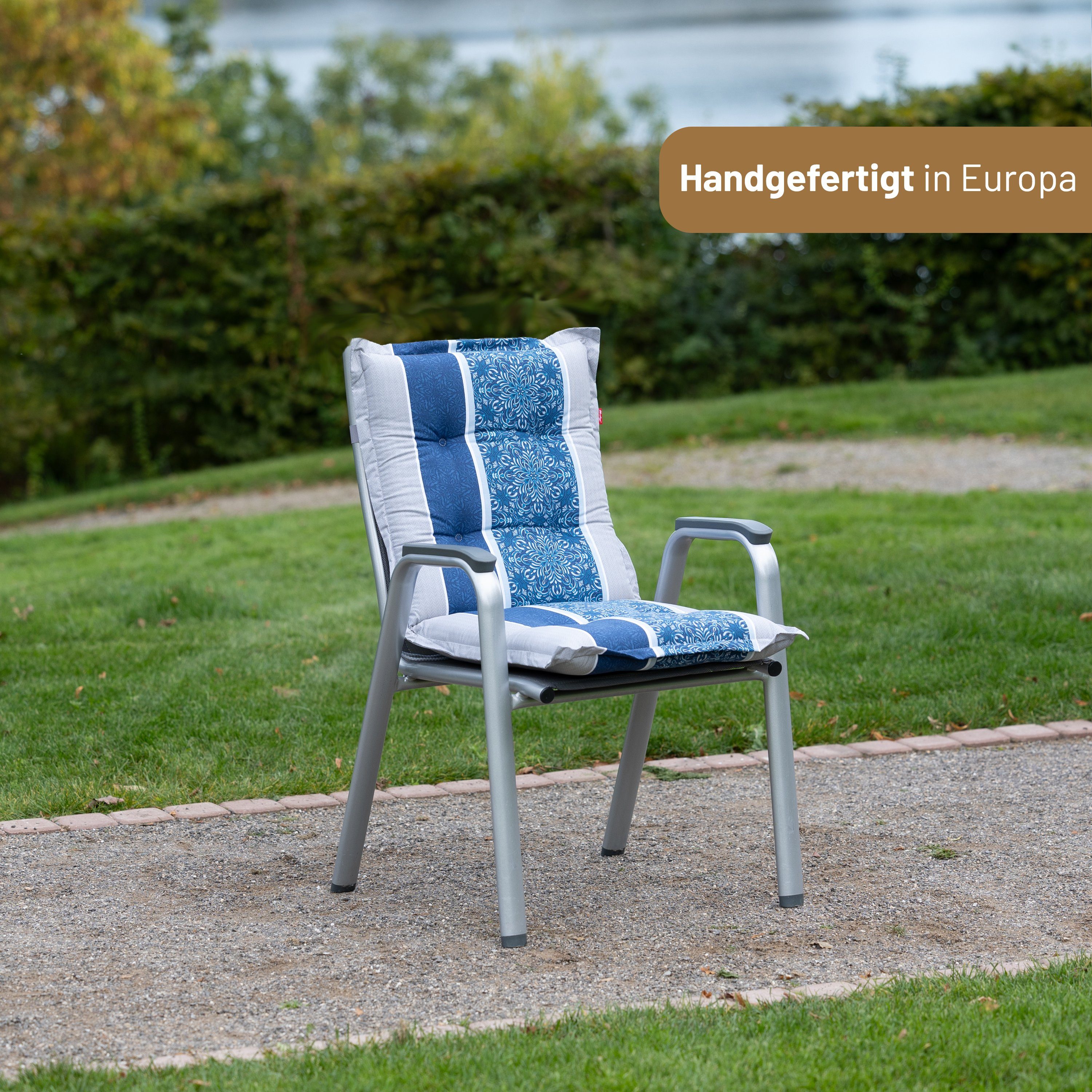 Herlag Polsterauflage Valeria, Niedriglehner 103x50x7,5cm, Design-Edition
