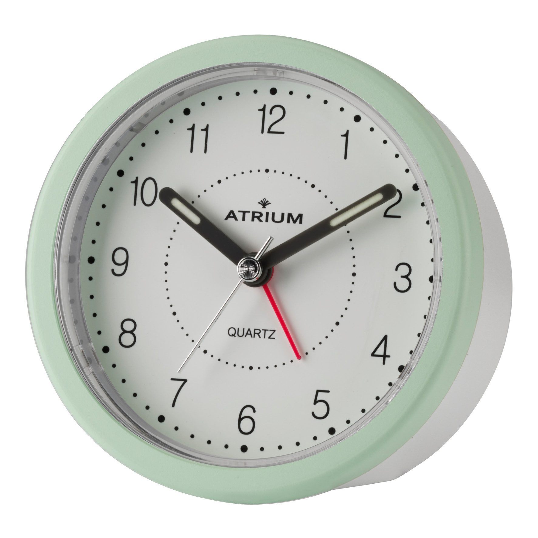 Atrium Quarzwecker A260 Analog Quarz ohne Ticken Licht Snooze Design Modern