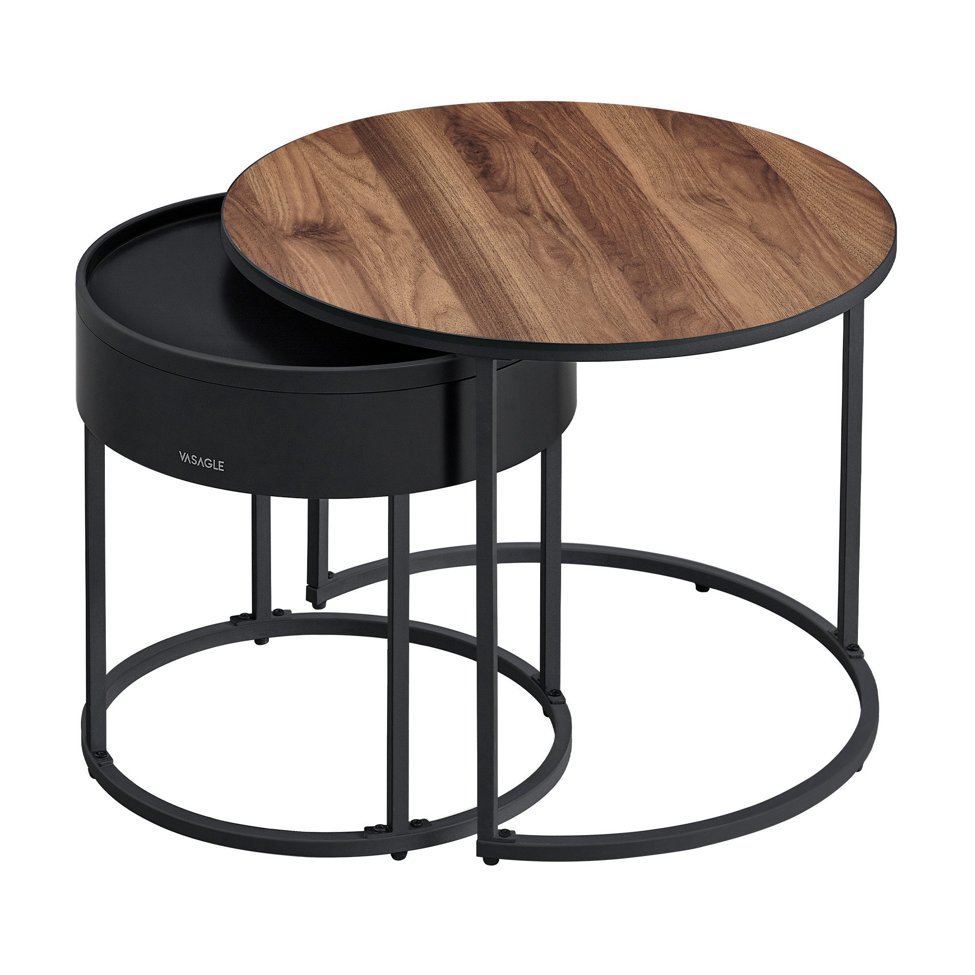 VASAGLE Couchtisch (2er Set), Satztisch für günstig online kaufen