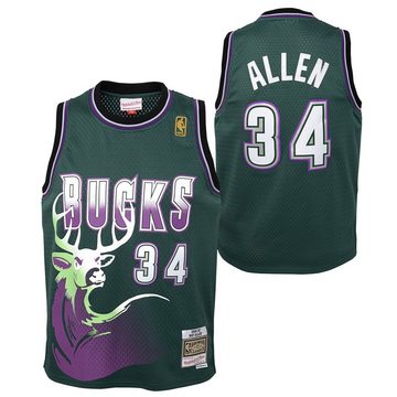 Mitchell & Ness Print-Shirt Swingman Jersey Milwaukee Bucks 1996 Ray Allen