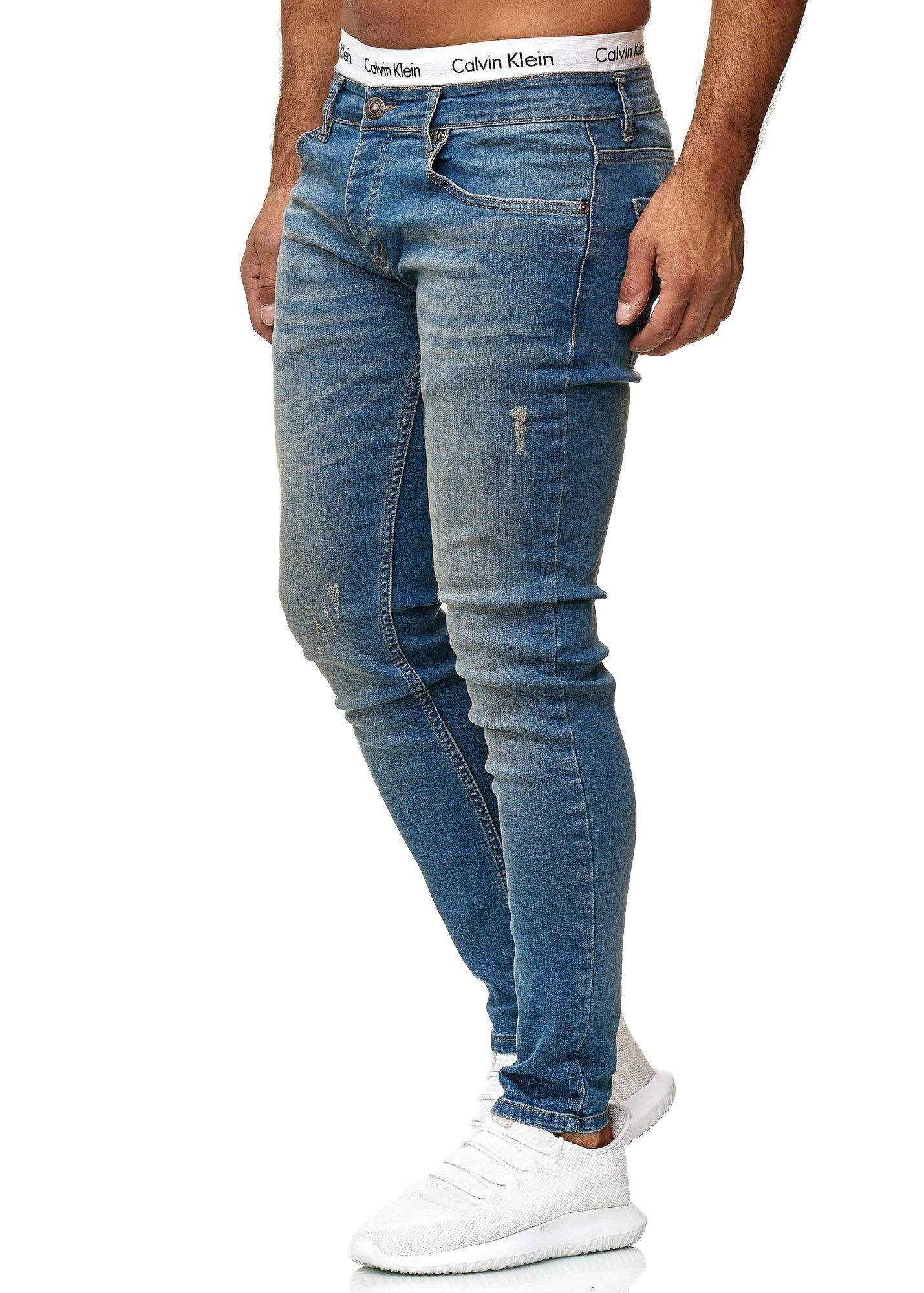 Used Designerjeans 600JS Freizeit Business OneRedox Casual Dirty (Jeanshose Bootcut, 1-tlg) Straight-Jeans 613 Blue