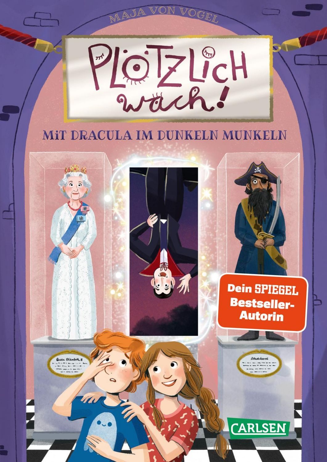 Plötzlich wach! 2: Mit Dracula im Dunkeln munkeln / Maja von Vogel, Witziges Kinderbuch ab 8 über Freundschaft, Abenteuer und Magie
