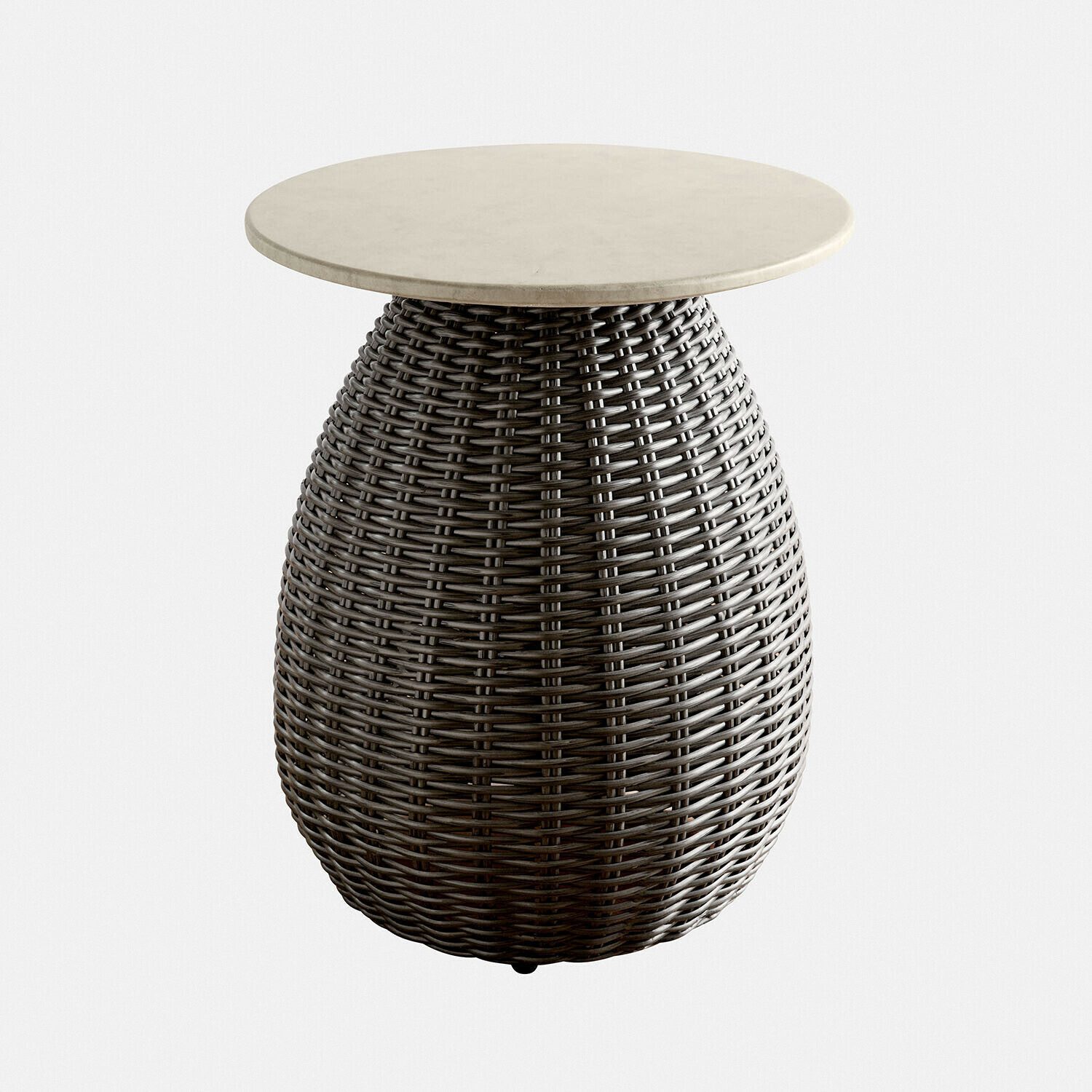 Mirabeau Gartentisch Beistelltisch Tarevo grau/schwarz
