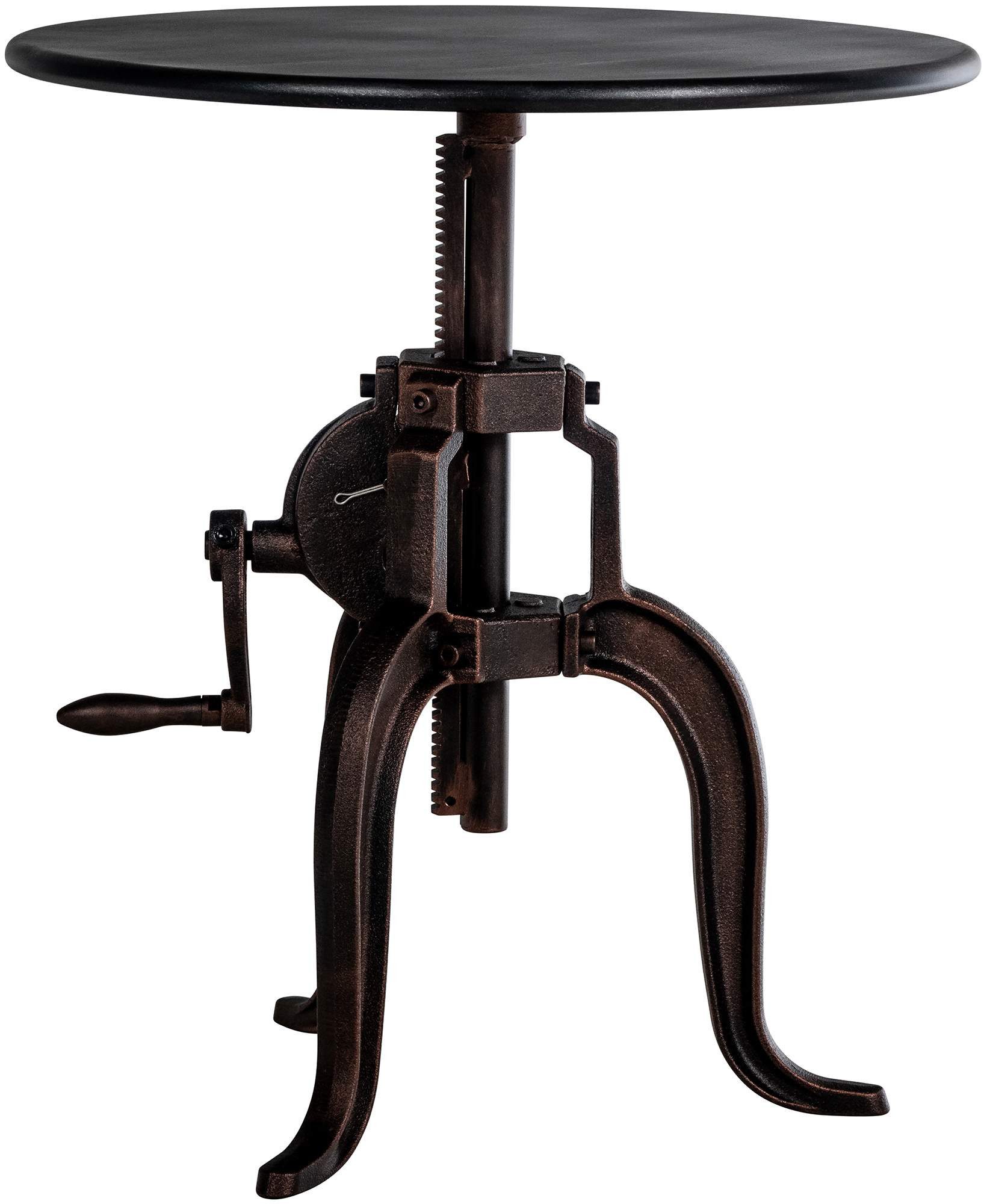 TPFLiving Beistelltisch Marcona (Pflegeleicht und langlebig, Moderner Tisch mit praktischer Nutzung in stilvoller Optik), Maße (TxBxH): 50 x 50 x 66cm - Farbe: bronze