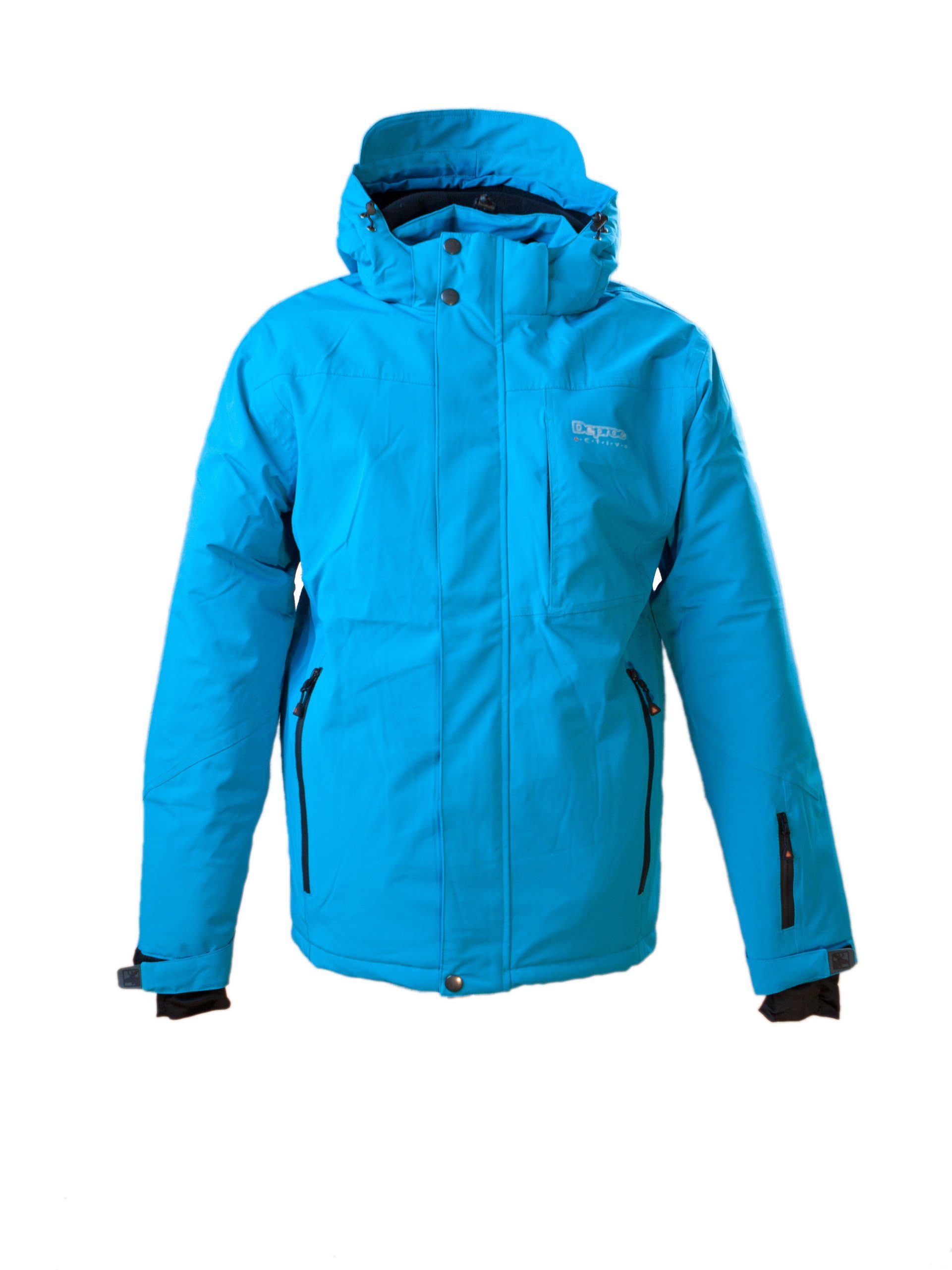 abnehmbarer in auch DEPROC Großen Active Kapuze, erhältlich NEW CS Winterjacke MONTREAL MEN Größen turquoise mit