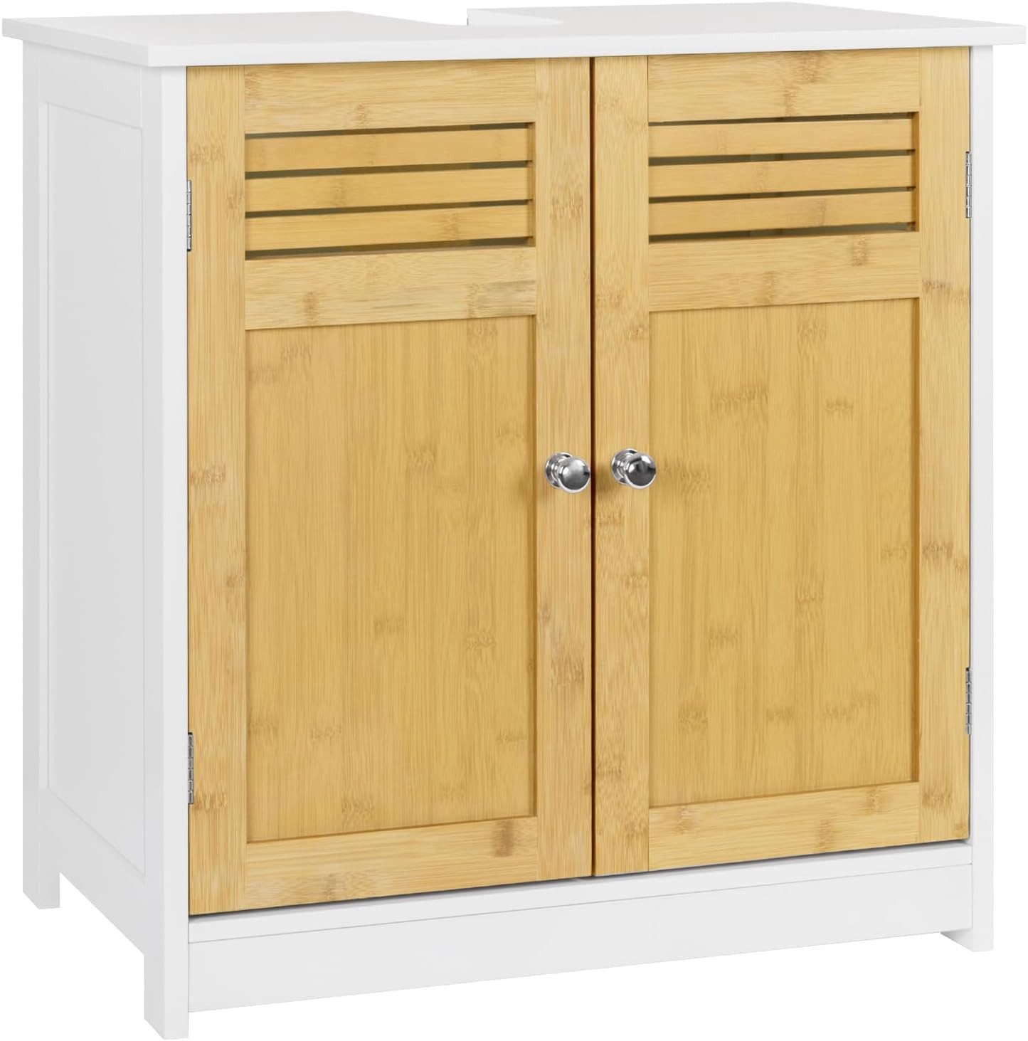 EUGAD Waschbeckenunterschrank (1-St) mit 2 Türen 60x30x60cm aus MDF