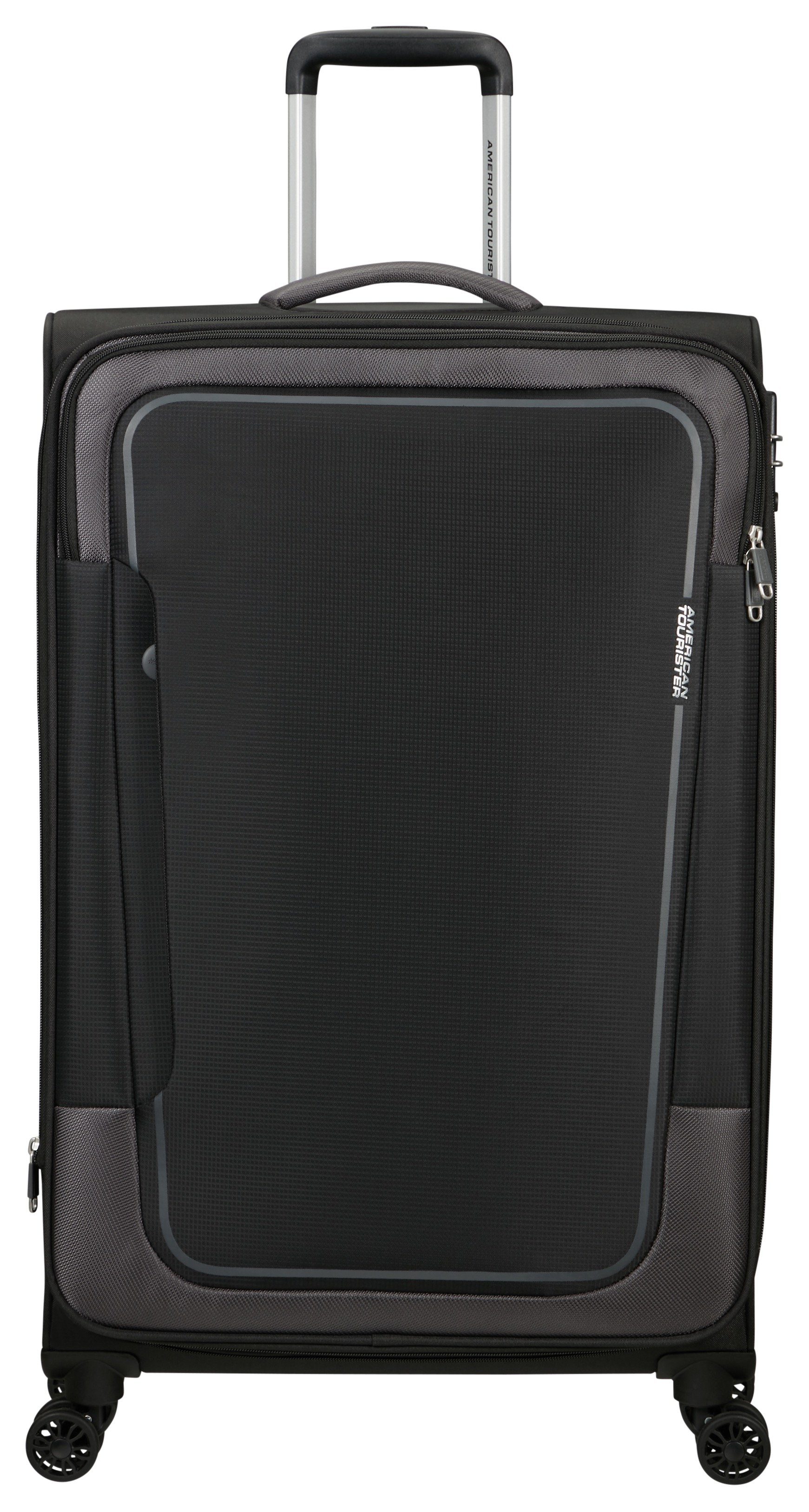 American Tourister® Koffer PULSONIC Spinner 80, 4 Rollen asphalt black | Koffer