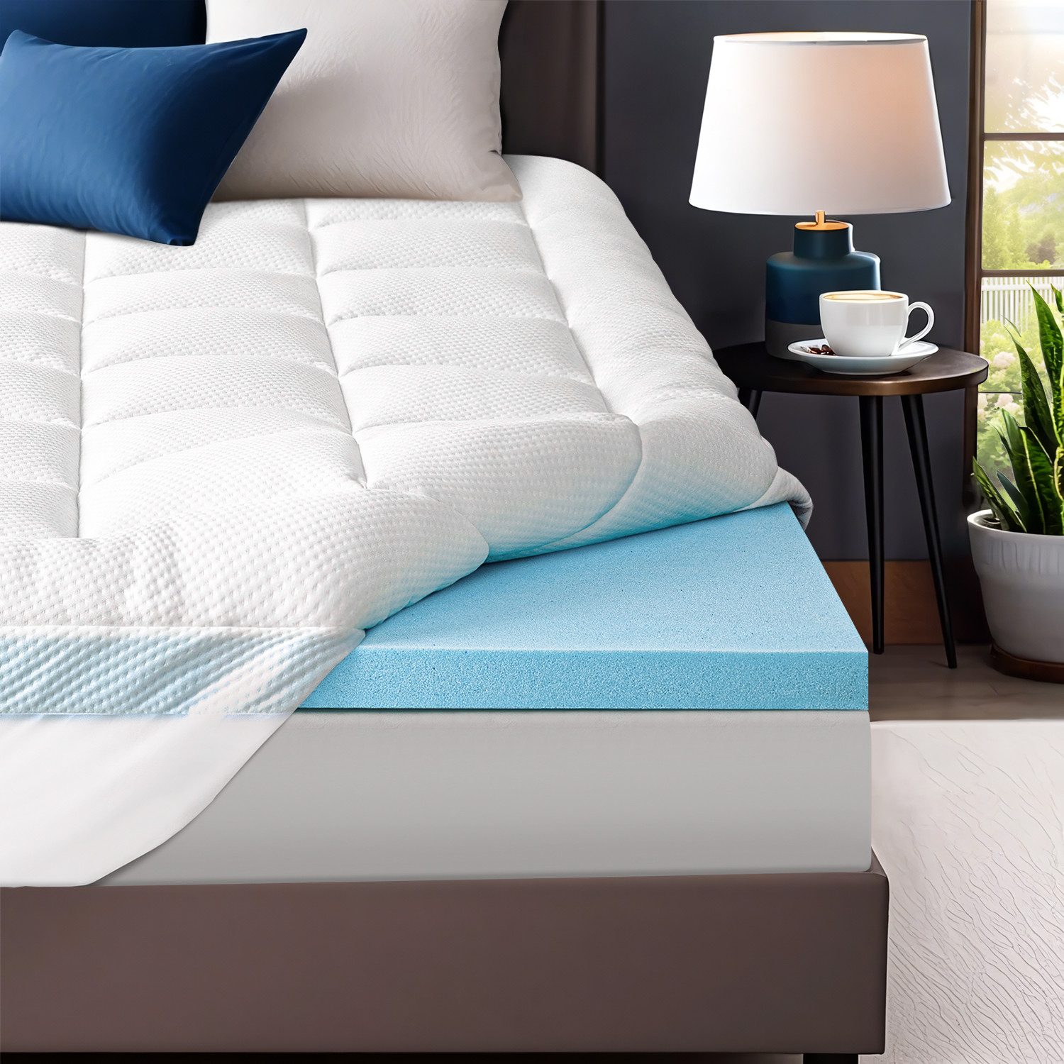 Elemuse, Topper Gel Schaum H3/H4 Topper günstig online kaufen