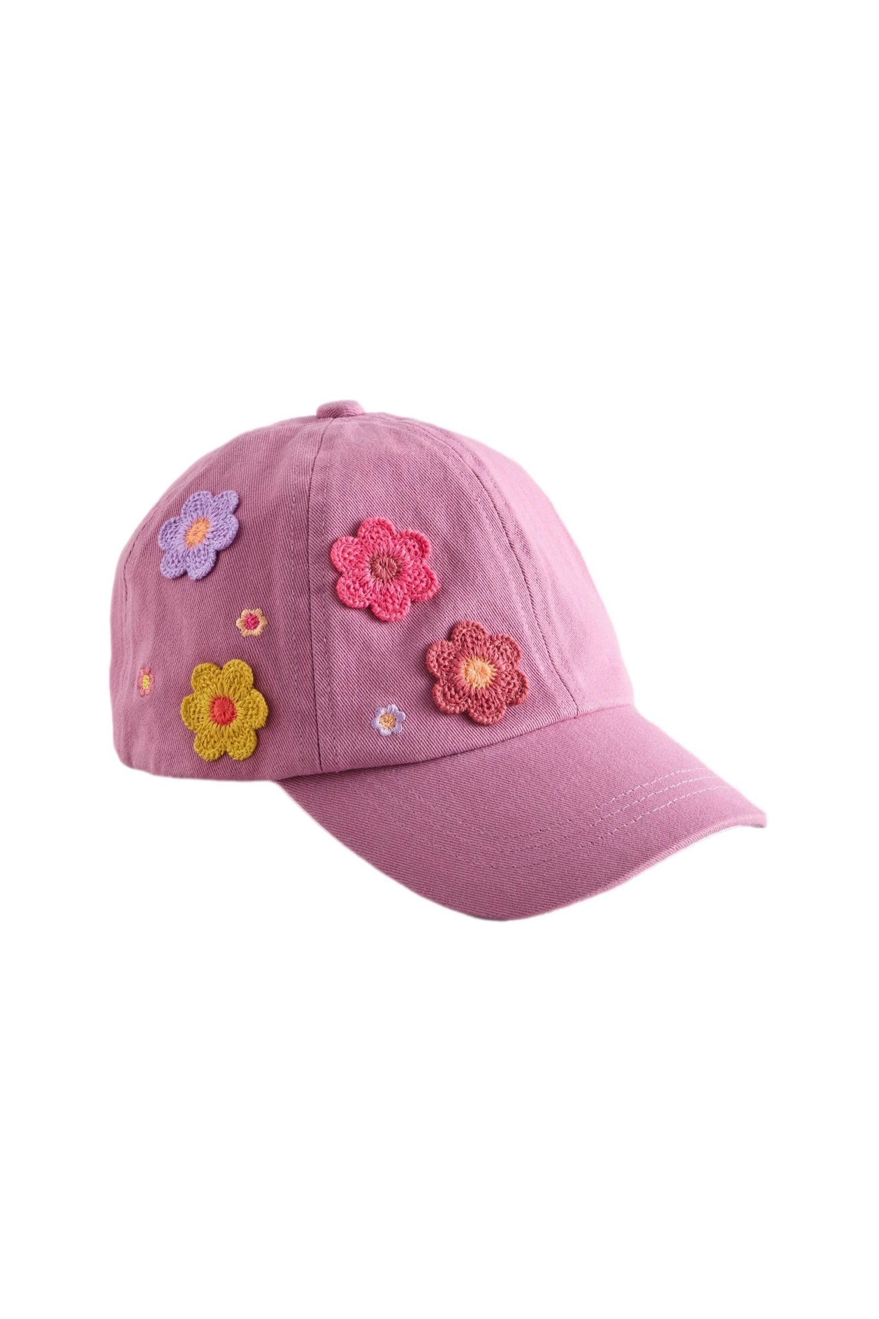 Next Sonnenhut Cap mit 3D-Blumenmotiv (1-St)