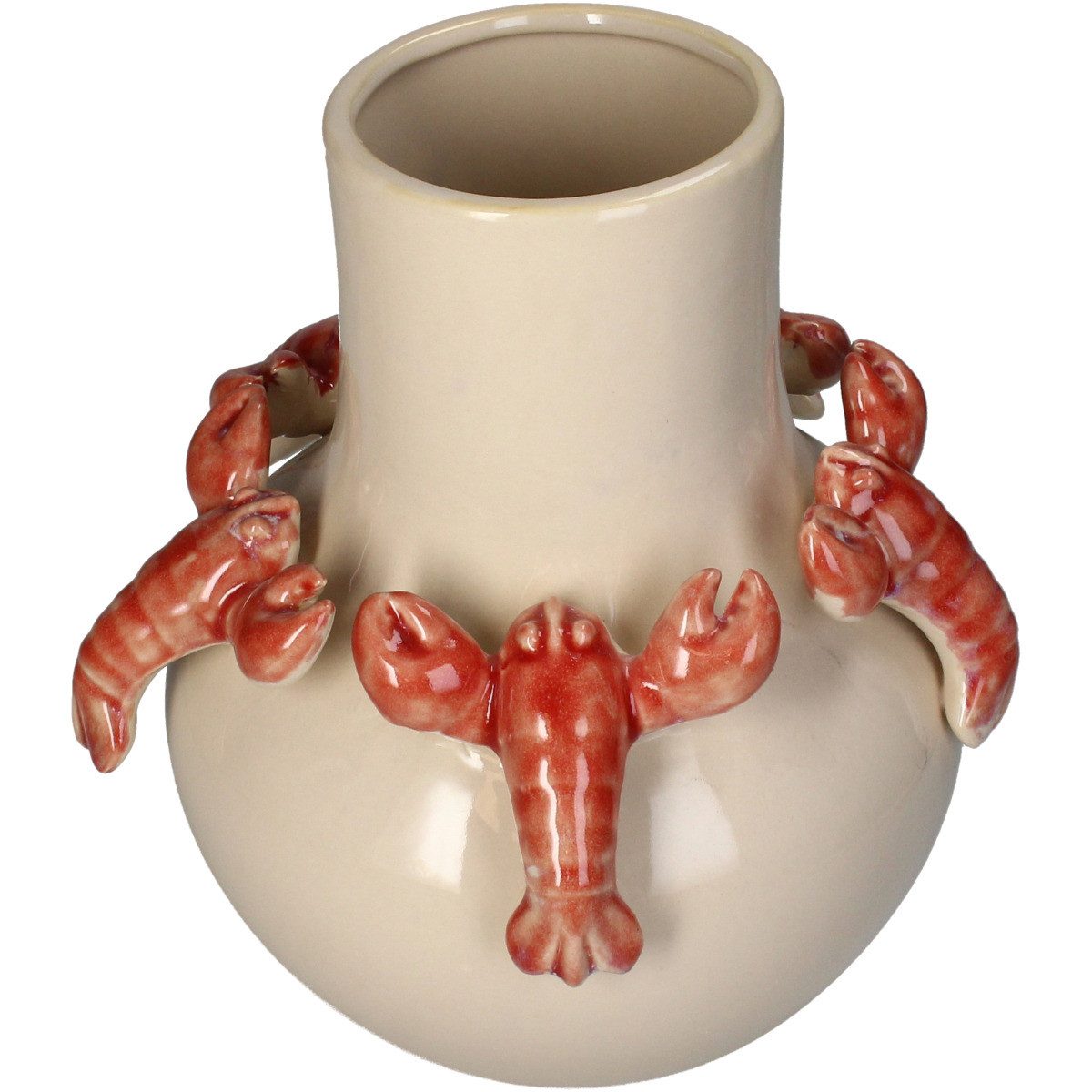 Kersten BV Dekovase Hummer Stoneware (1 St), 22,3 × 22,3 × 28,5 cm