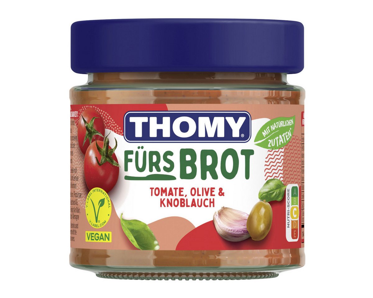 THOMY Saucen, Thomy Fürs Brot Tomate Olive und Knoblauch Packung 180g