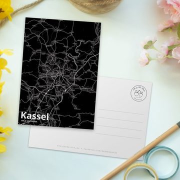 Mr. & Mrs. Panda Postkarte Kassel - Geschenk, Geschenkkarte, Dorf, Dankeskarte, Stadt, Städte, A