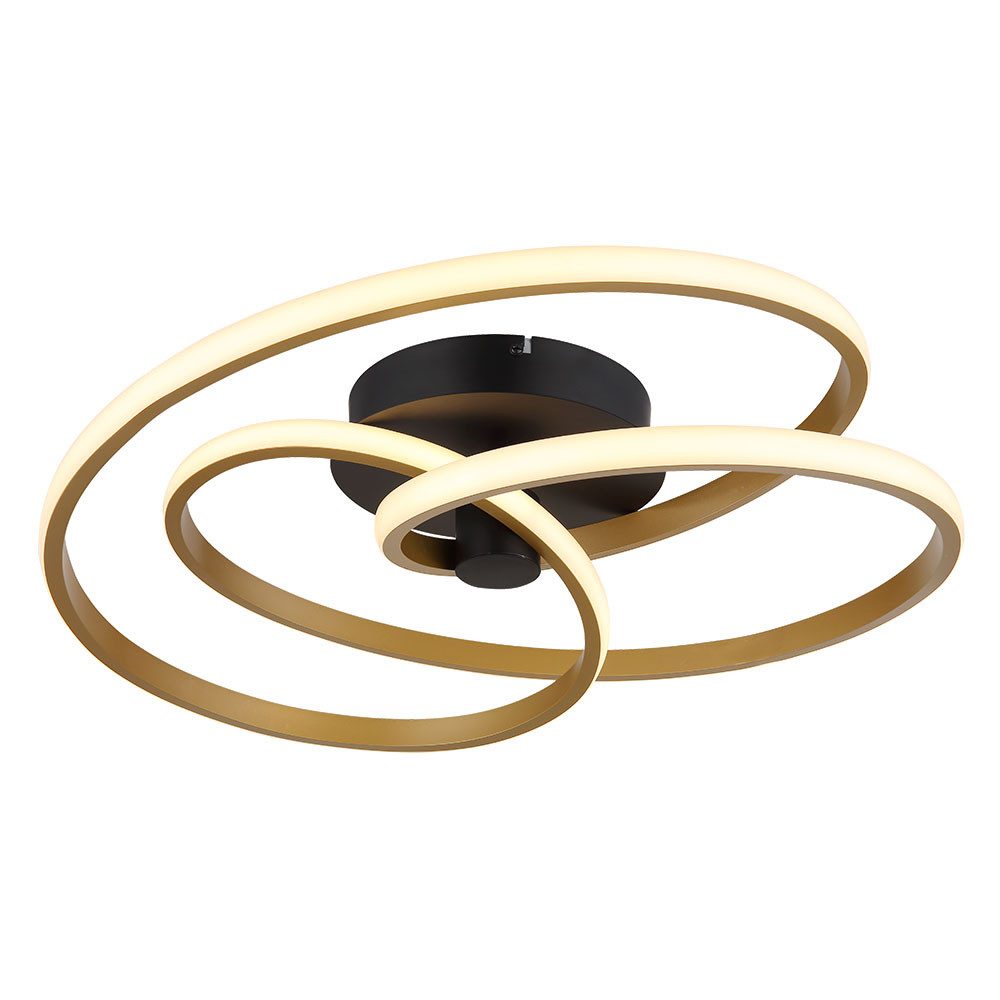 GLOBO LIGHTING LED Deckenleuchte, LED-Leuchtmittel fest verbaut, Warmweiß, günstig online kaufen