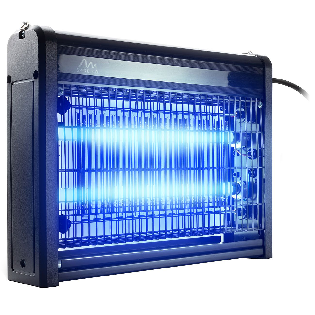 Gardigo Insektenvernichter Profi UV Insektenlichtfalle 9W LED Mückenfalle Mückenlampe 70m2 IP20, per UV-Licht Insekten anlocken