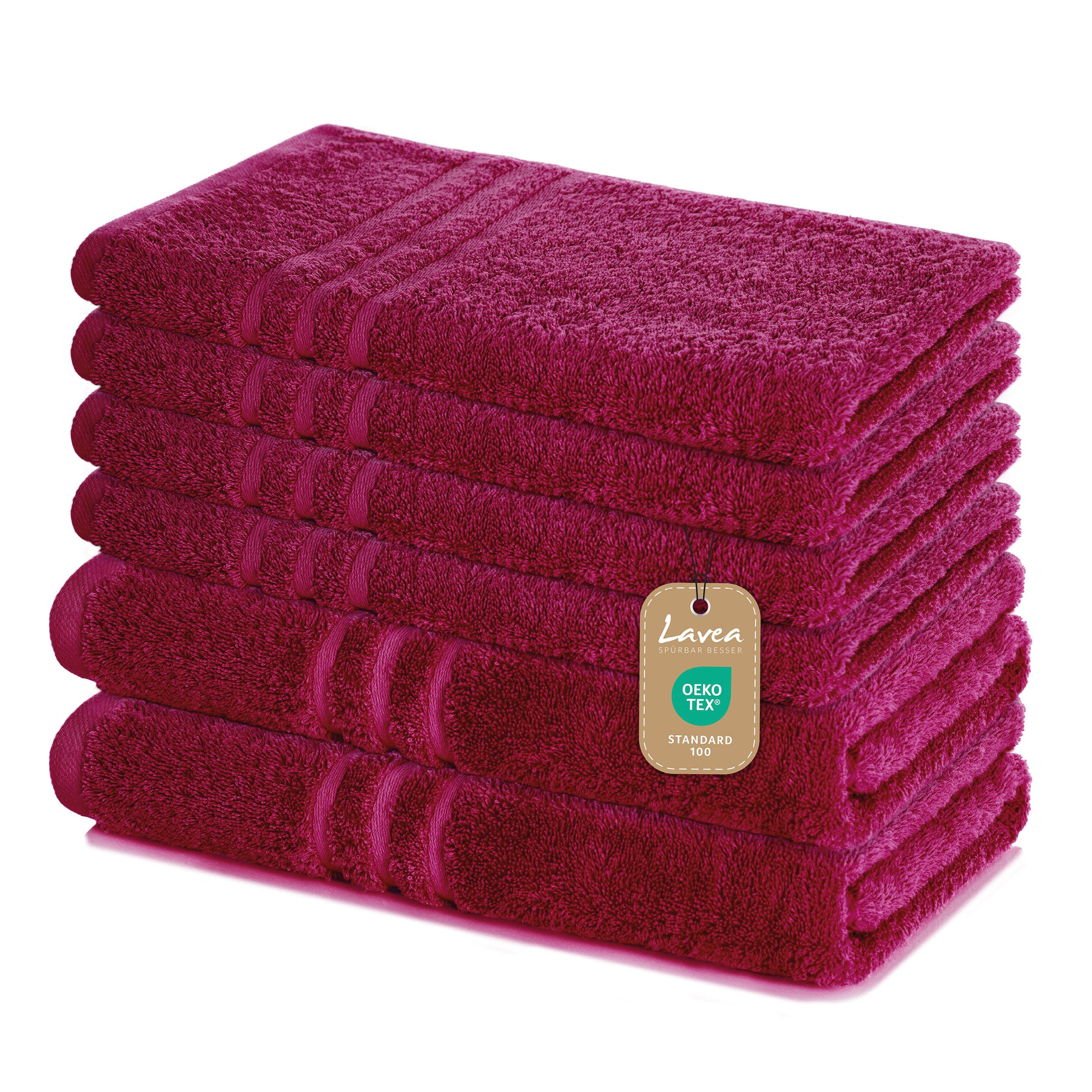 Lavea Handtuch Set Elena, Duschtücher, Handtücher, Gästetücher, Waschhandsc günstig online kaufen