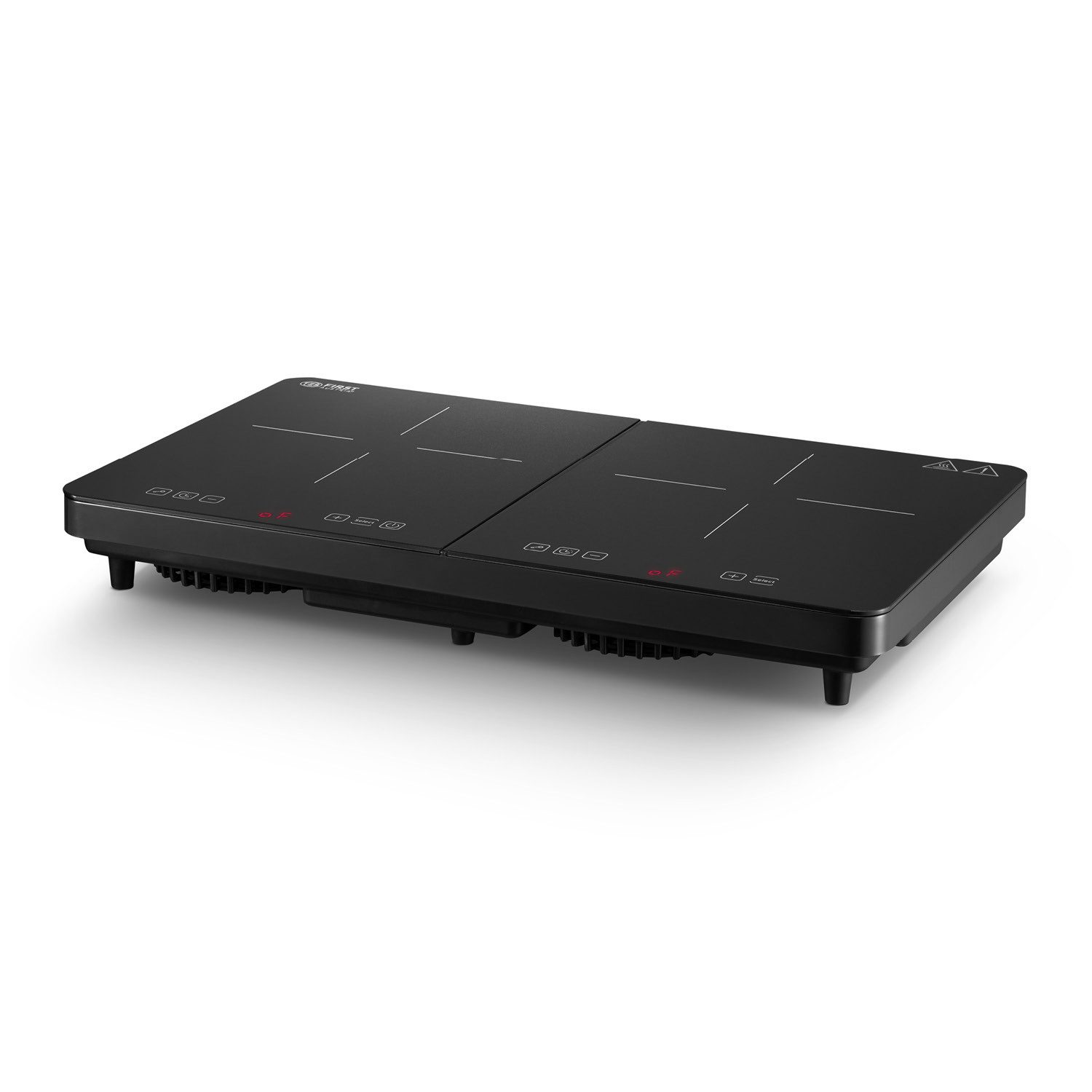 TZS FIRST AUSTRIA Doppelkochplatte Induktionsdoppelkochplatte, 3500W, Keramik, Temperaturregelung, Temperaturregelung, Glaskeramik, Doppelkochplatte